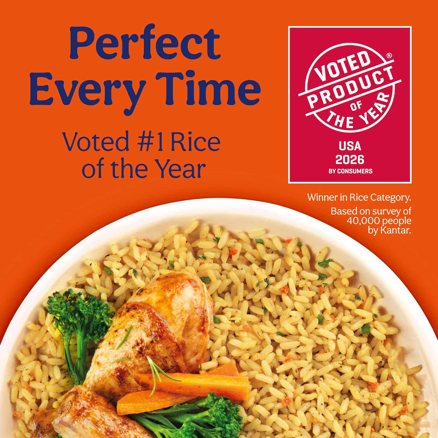 BEN'S ORIGINAL Roasted Chicken Flavored Rice Single Serve Cup, Snack or Side, Microwave in 3.5 Minutes, 2.4 oz (Pack of 8) - Image 4