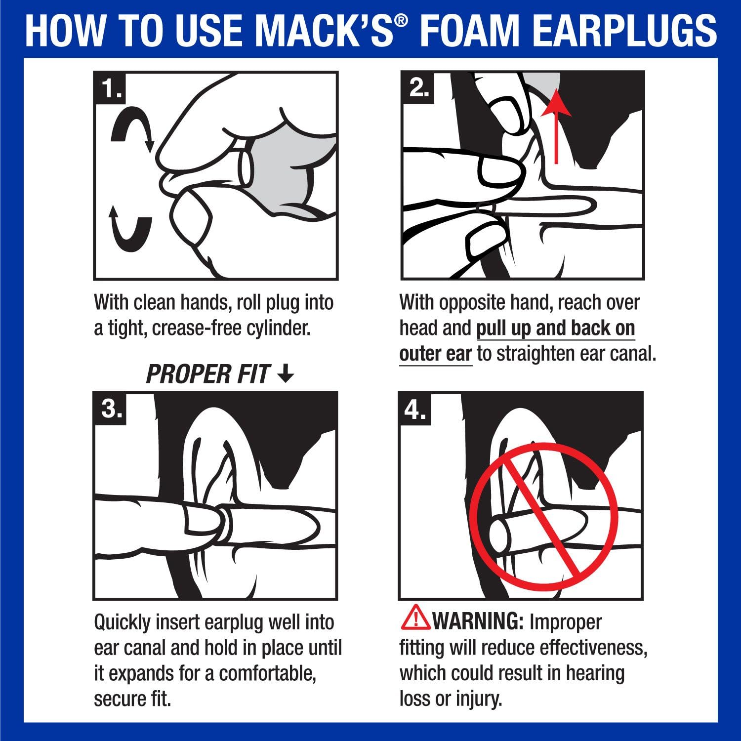 Mack's Ultra Soft Foam Earplugs, 30 Pair - 33dB Highest NRR, Comfortable Ear Plugs for Sleeping, Snoring, Travel, Concerts, Studying, Loud Noise, Work | Made in USA - Image 9