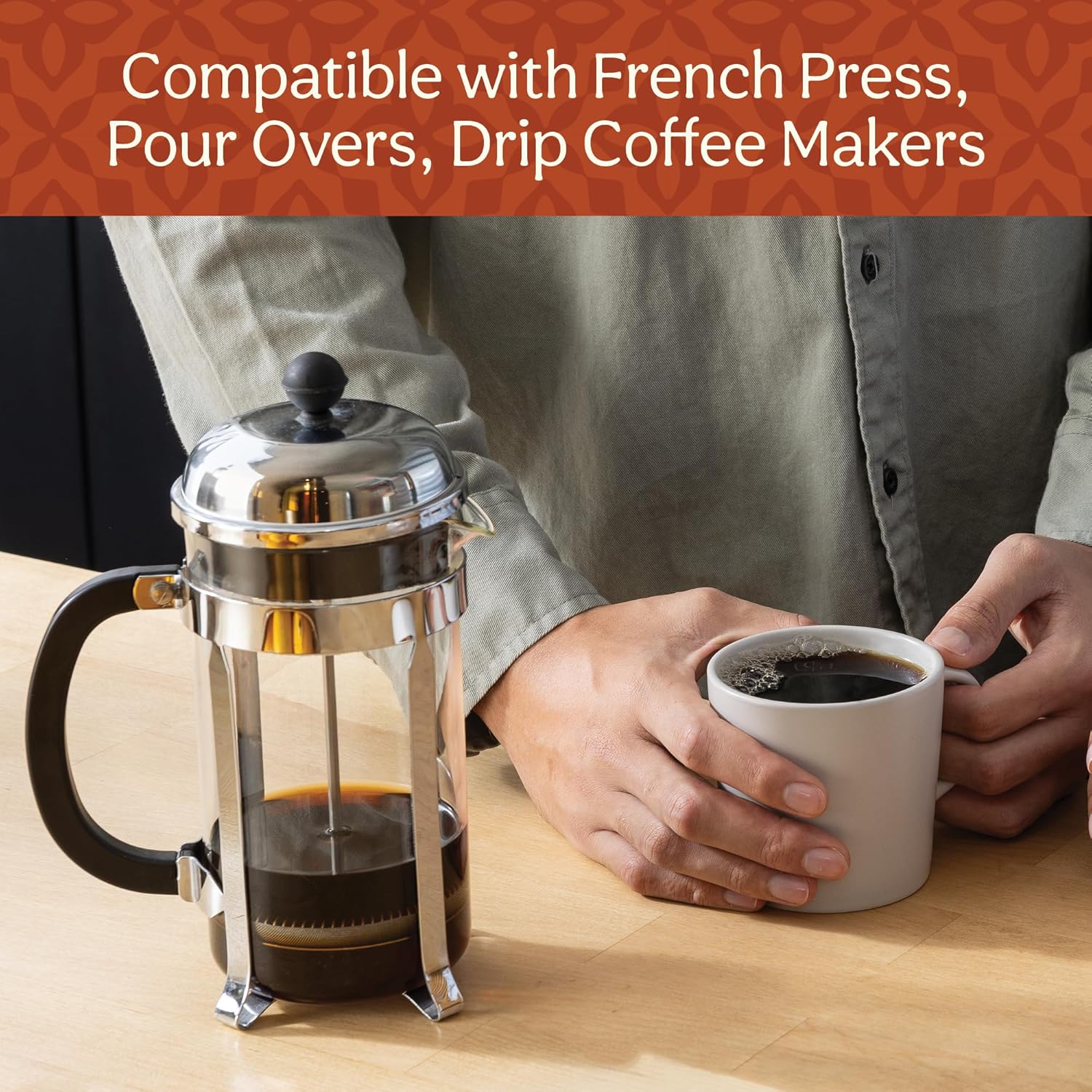 Don Francisco's Premium Vanilla Nut Ground Flavored Coffee: Rich, Aromatic 100% Arabica Beans - Family Crafted for a Delightful Morning Brew (3 x 10 oz Cans) - Image 4