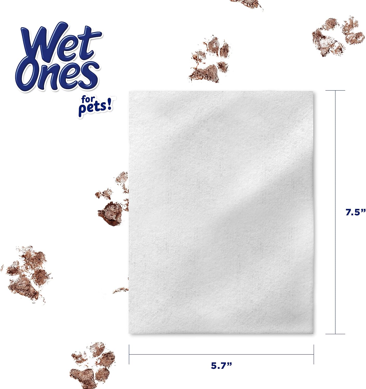 Wet Ones for Pets Antibacterial Dog Wipes, Multi-Purpose Grooming Wipes with Aloe Vera for Paws, Face & Body, Easy Cleanups Between Baths, Tropical Splash Scent, 5.7 in x 7.5 in, 50 Count - Image 6