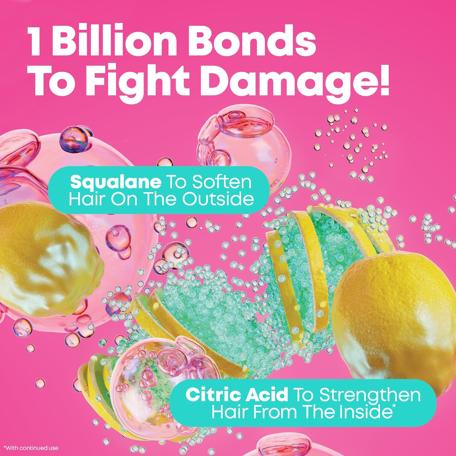 Matrix Instacure Build-A-Bond Super Sealing Leave-In Balm - Repairs & Seals Damaged Hair, Heat Protects and Smooths Frizz, With Citric Acid & Squalane, Vegan, Sulfate-Free, Paraben-Free - Image 6