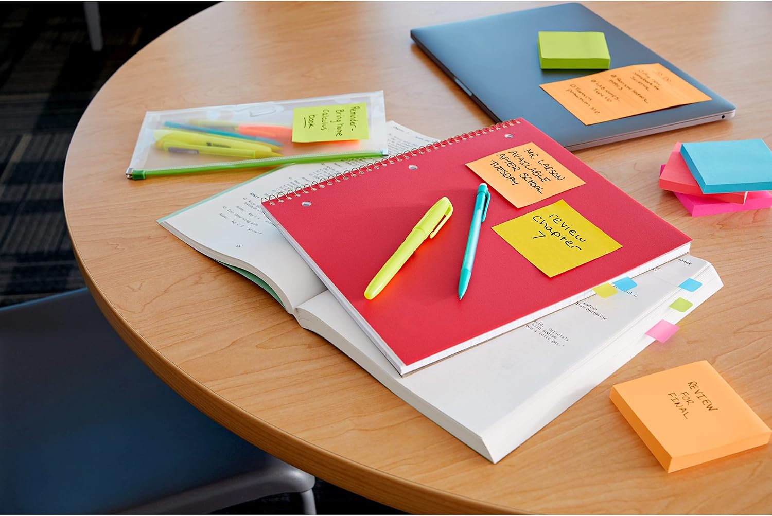 Post-it Super Sticky Notes, 12 Sticky Note Pads, 3 x 3 in., School Supplies, Office Products, 2X the Sticking Power, Supernova Neons Collection - Image 20