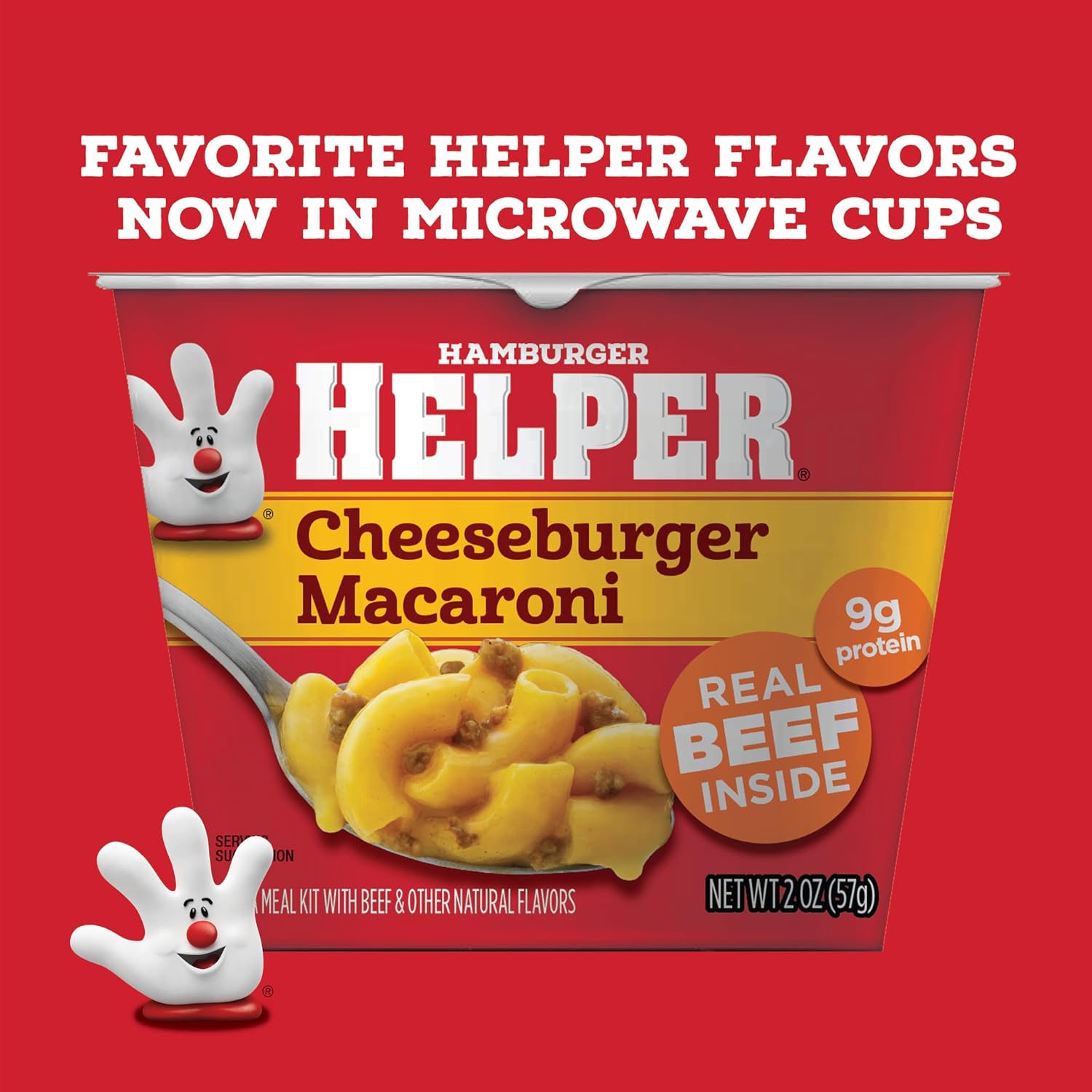 Hamburger Helper Cheeseburger Macaroni Microwave Cup (2 oz - 12 Pack) No Artificial Flavors, Ready in 4 Minutes, Quick Meals for Midweek Dinners, Busy Evenings & Families On-the-Go,Contains Milk, Soy - Image 10
