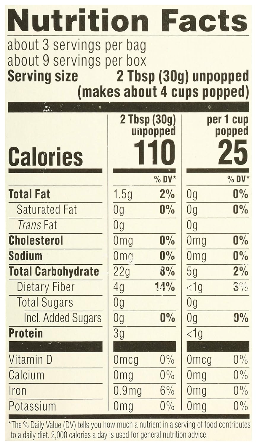 365 by Whole Foods Market, Organic No Oil or Salt Microwave Popcorn, 9 Ounce - Image 4