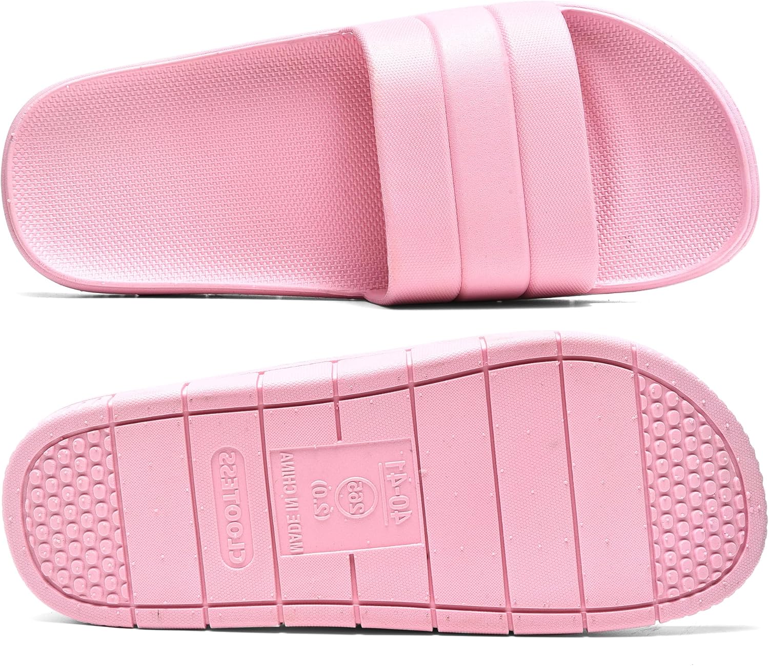clootess Shower Slide Shoes for Men and Women Home Sandal Bath Slipper Indoor House Pool College Dorm Non-Slip - Image 6
