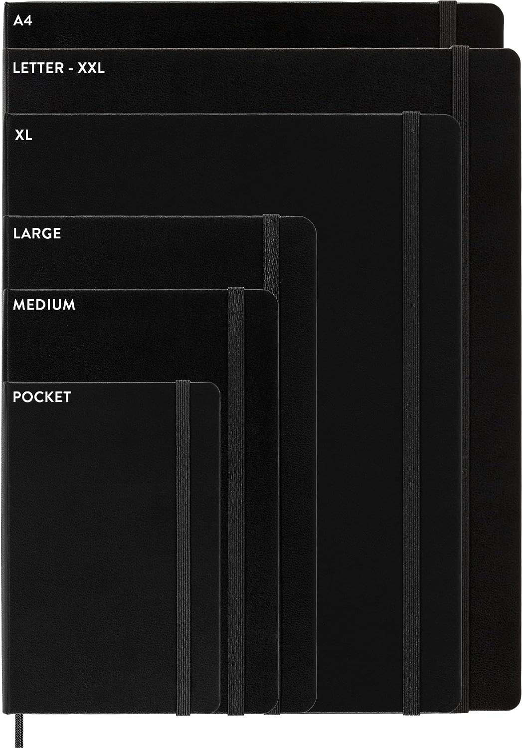 Moleskine Notebook, XXL, Ruled, Black, Hard Cover (8.5 x 11) - Image 7