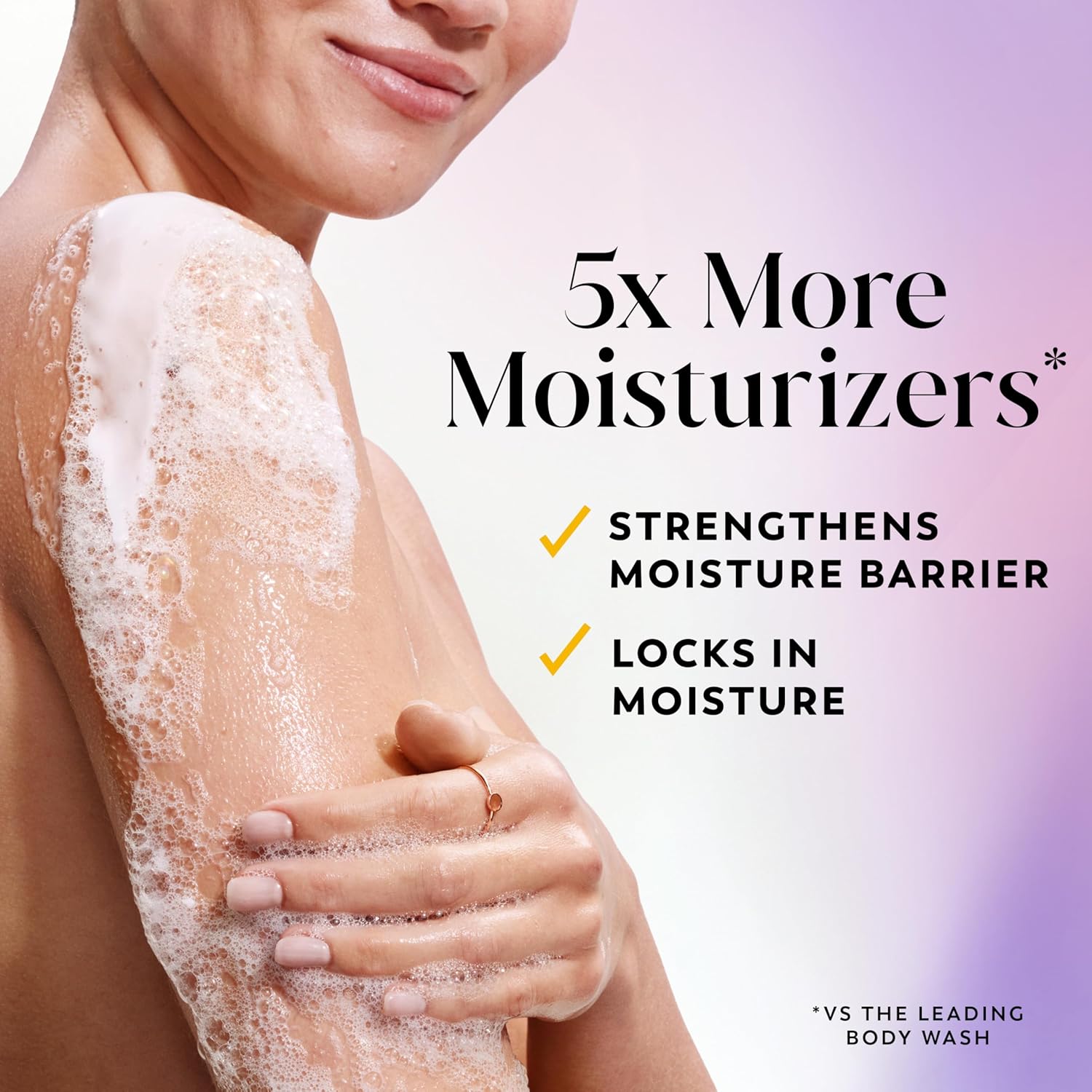 Olay Body Wash for Women, Age Defying with Vitamin E, 24hr Moisturizing, Hydrating & Refreshing, B3 Vitamin Complex, Free of Parabens & Phthalates, for All Skin Types, Scented, 22 fl oz (Pack of 4) - Image 3
