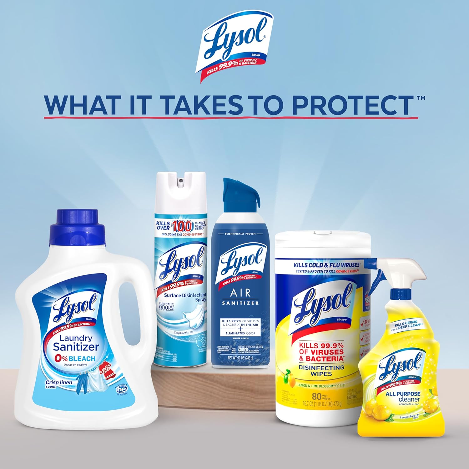 Lysol Air Sanitizer Spray with Bacterial Odor Eliminator for Home & Office, Sanitizing Air Spray, Air Freshener Alternative, White Linen Scent, 10 oz (Pack of 3) - Image 8