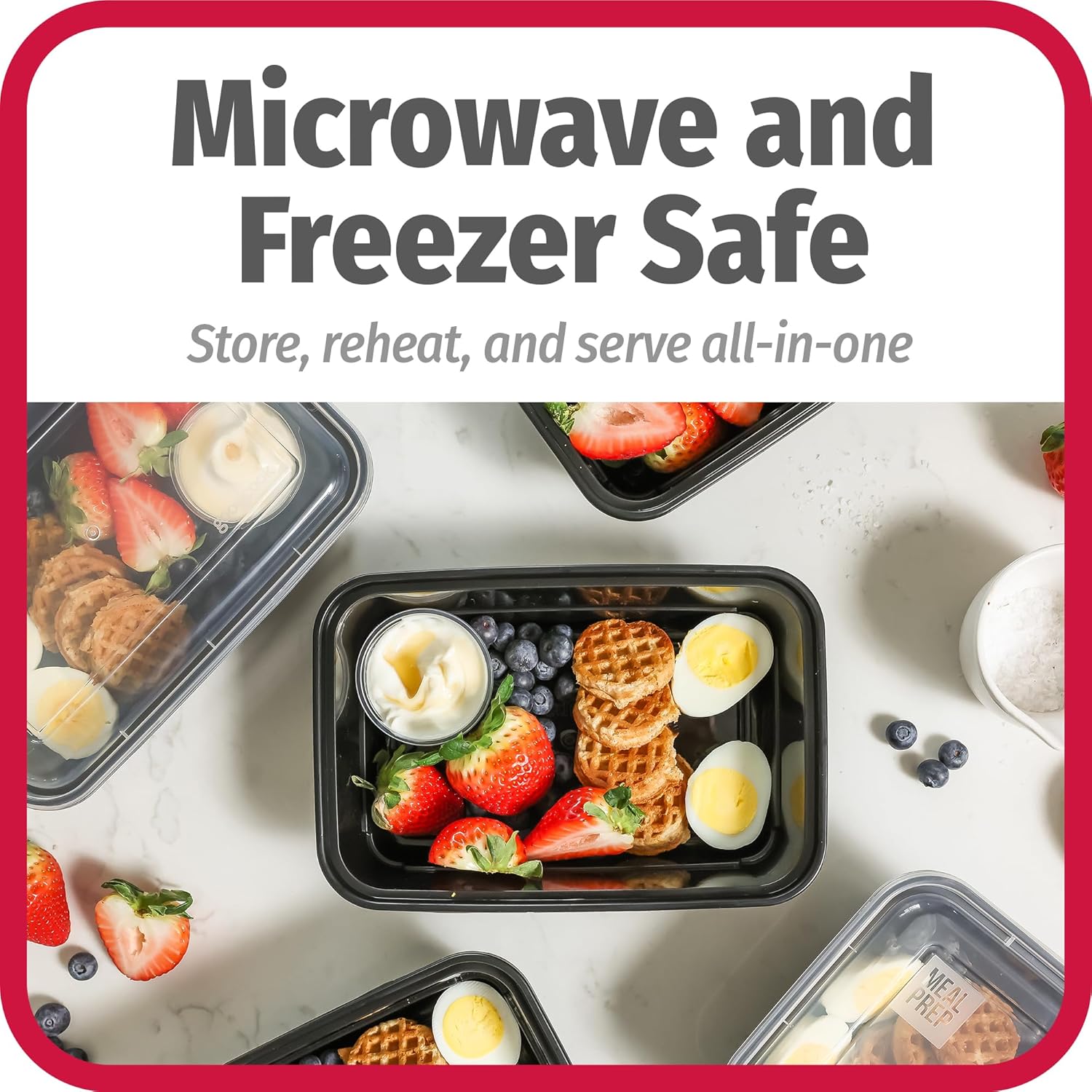 GoodCook Meal Prep Containers, Single - Image 10