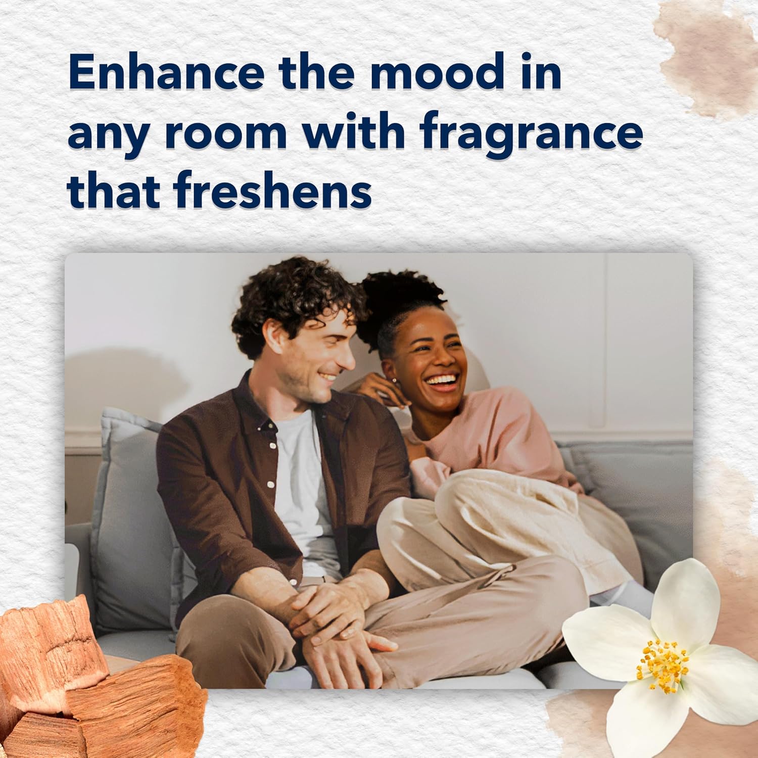 Glade PlugIns Refills Air Freshener, Scented and Essential Oils for Home and Bathroom, Cashmere Woods, 1.34 Fl Oz, 2 Count - Image 4
