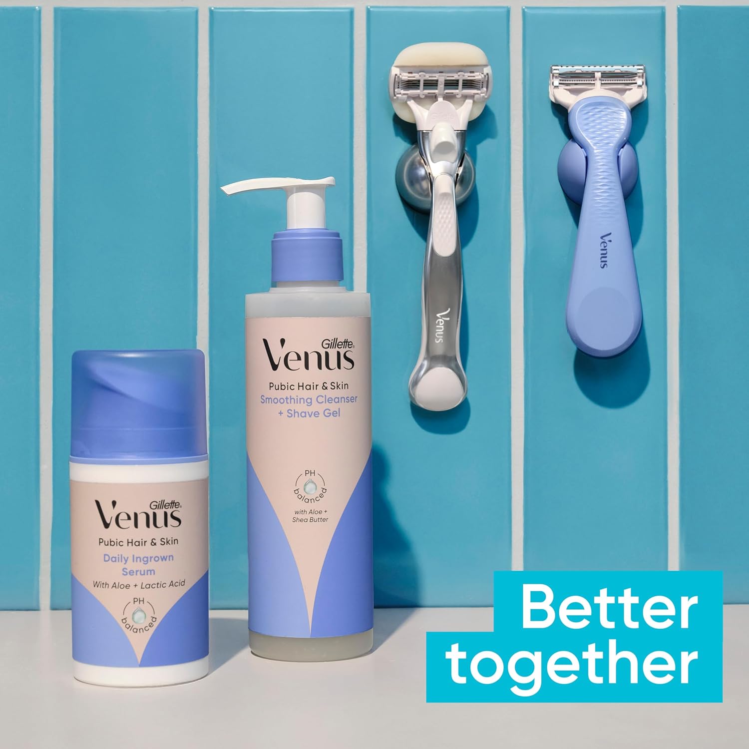 Gillette Venus Intimate Grooming Women's Razor for Pubic Hair and Skin, Bikini Razor, Handle + 3 Razor Refills - Image 8