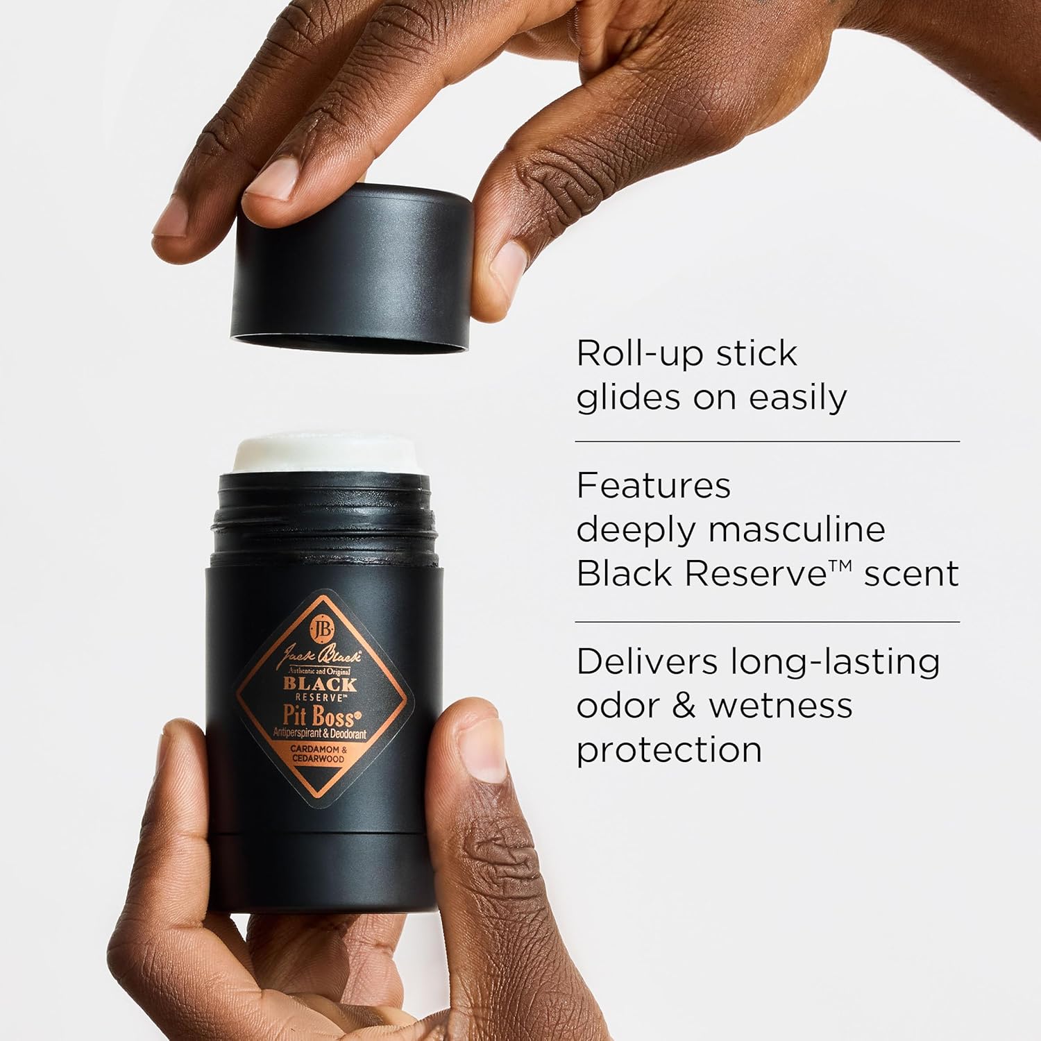 Jack Black Pit Boss Antiperspirant & Deodorant Men - 2.75 oz - Mens Deodorant for Sensitive Skin - Image 3