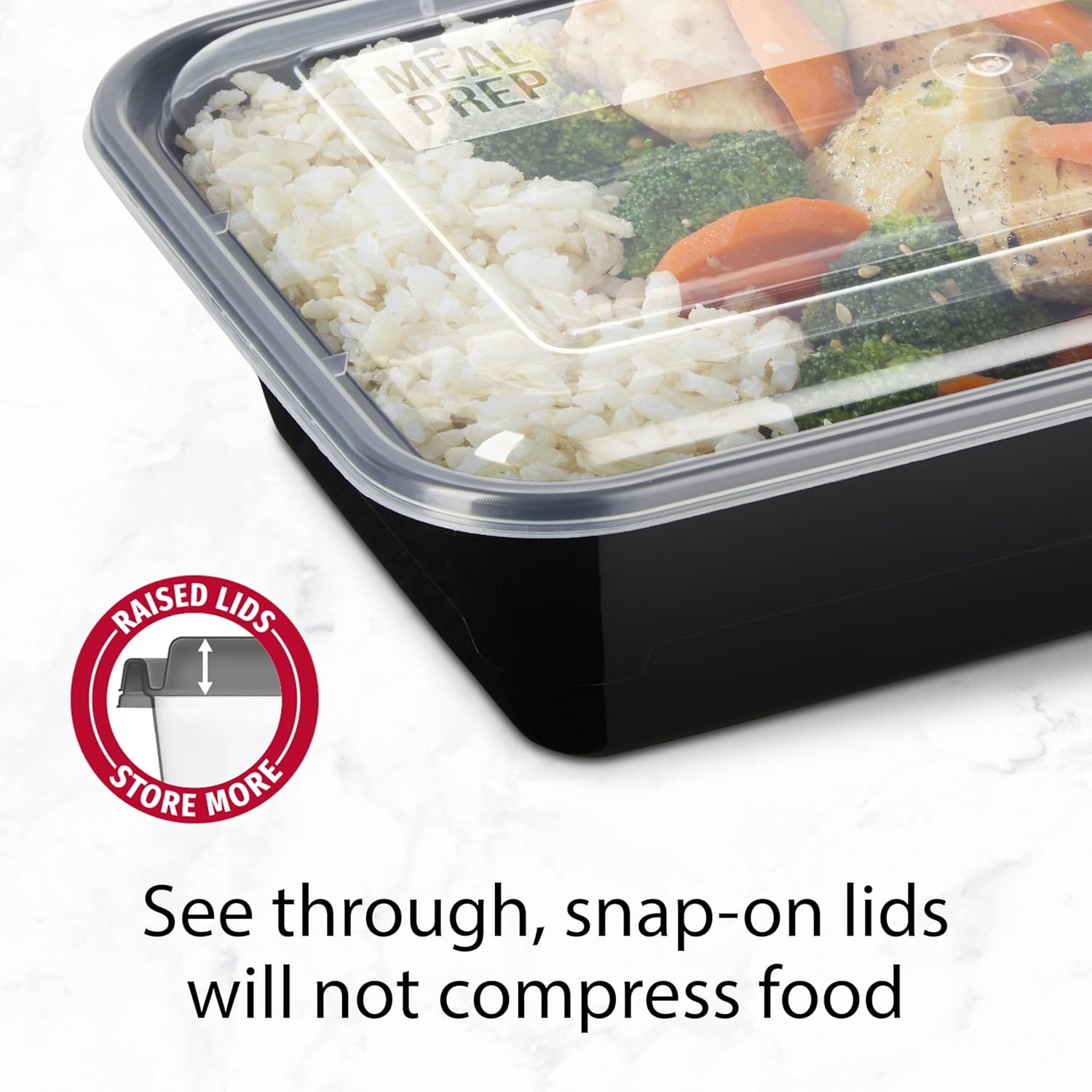 GoodCook Meal Prep Containers, Single - Image 6