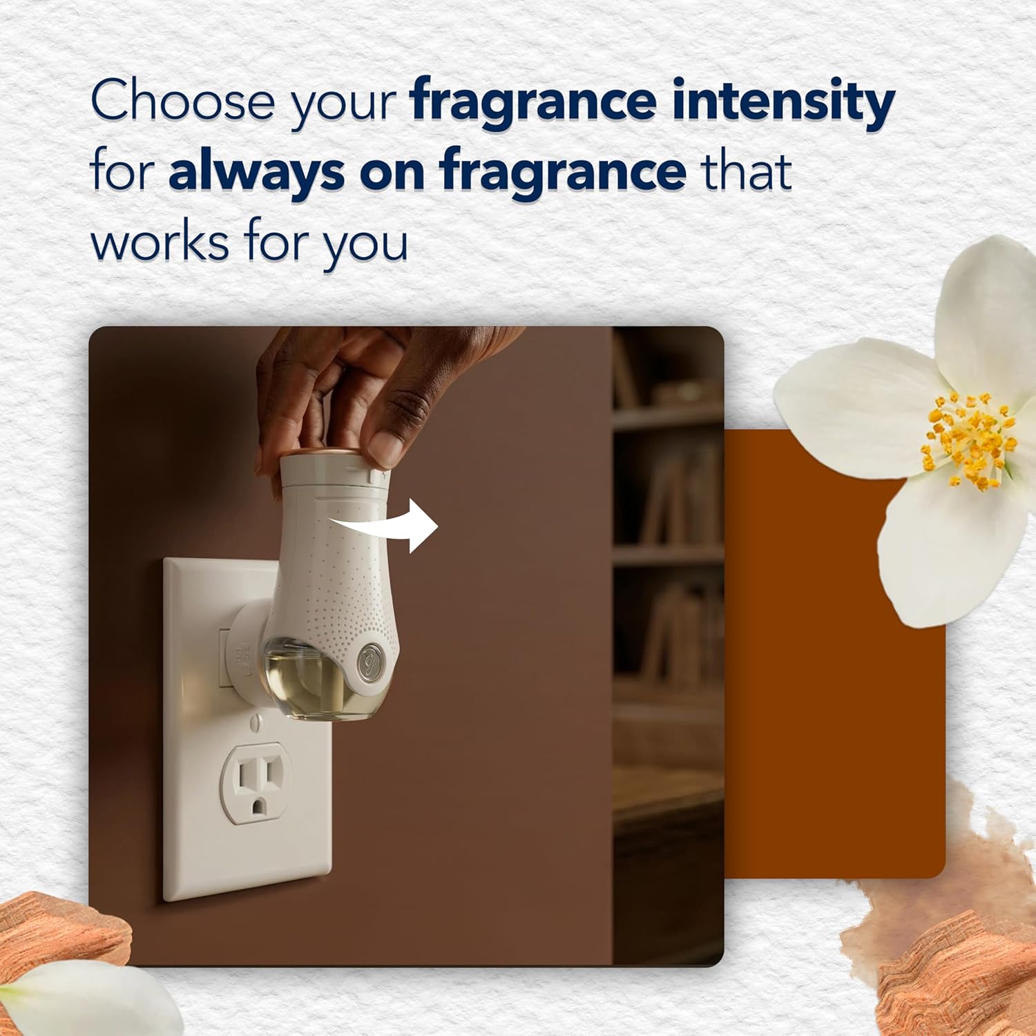 Glade PlugIns Refills Air Freshener, Scented and Essential Oils for Home and Bathroom, Cashmere Woods, 1.34 Fl Oz, 2 Count - Image 8