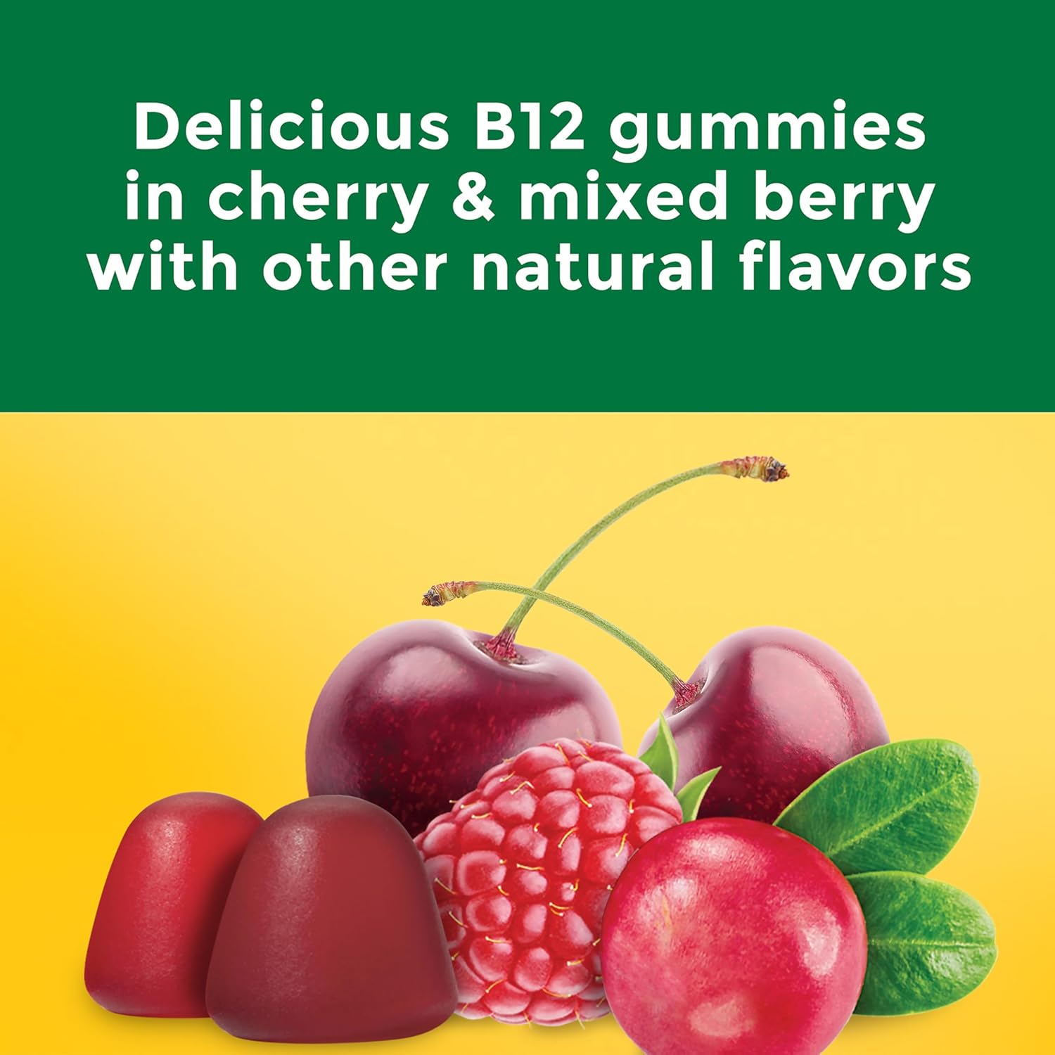 Nature Made Extra Strength Vitamin B12 Gummies 3000 mcg per serving, B12 Vitamins for Energy Metabolism Support, 60 Gummy Vitamins, 30 Day Supply - Image 5