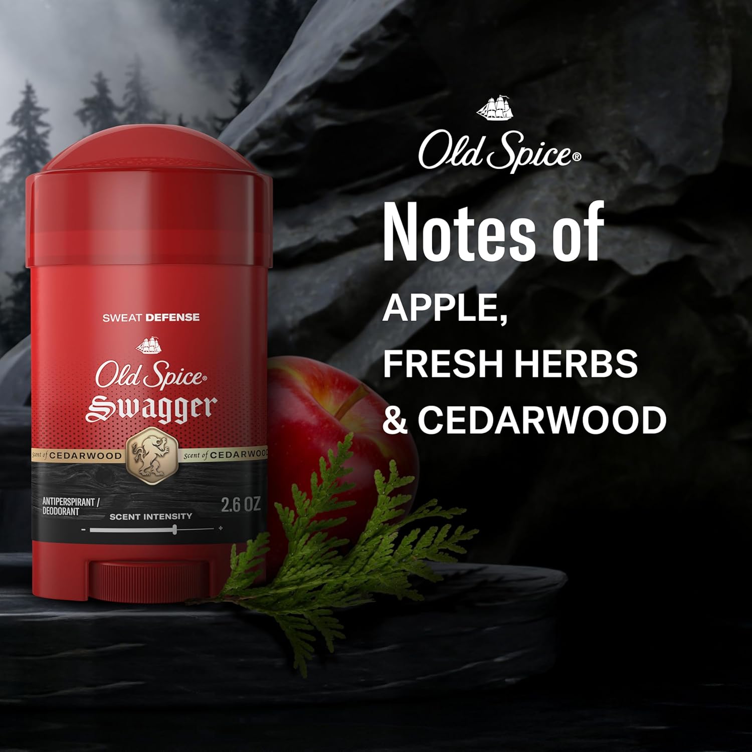 Old Spice Sweat Defense Antiperspirant & Deodorant for Men, 24/7 Ultimate Sweat Protection, Long Lasting Scent, Soft Solid, Swagger with Cedarwood Scent, 2.6 oz - Image 6