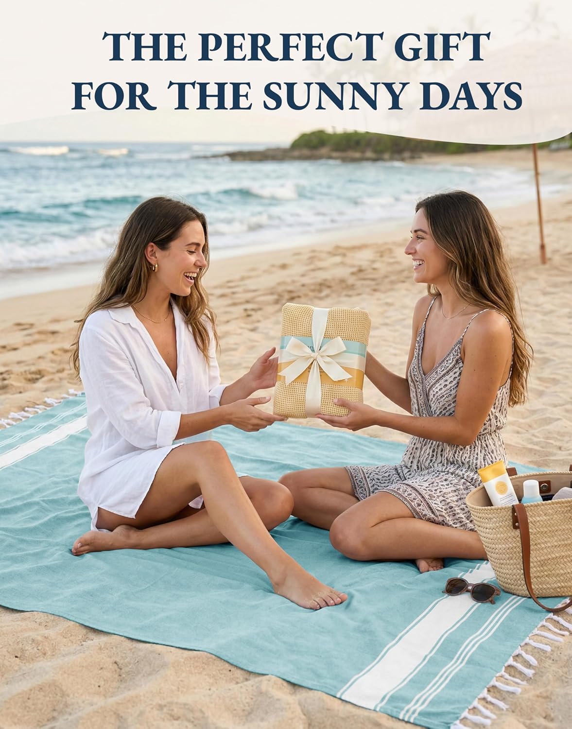 LANE LINEN Beach Towels 6 Pack, Bulk Beach Towels Oversized, Pool Towels for Adults, Pre-Washed, Sand Free Beach Towel, Fast Drying Beach Towel, 39"x71" - Classic Color - Image 9