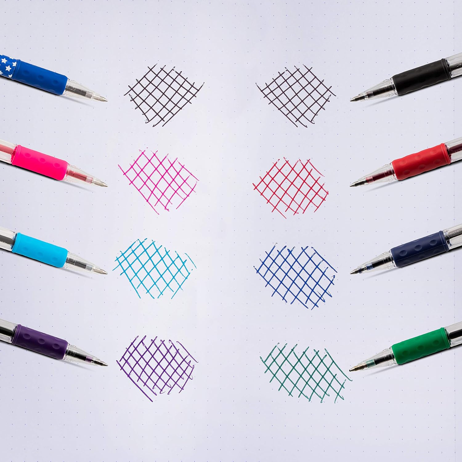 Pentel RSVP Ballpoint Pen, (0.7mm), Fine Line, Black Ink, Pack of 5 (BK90PF5A) - Image 3