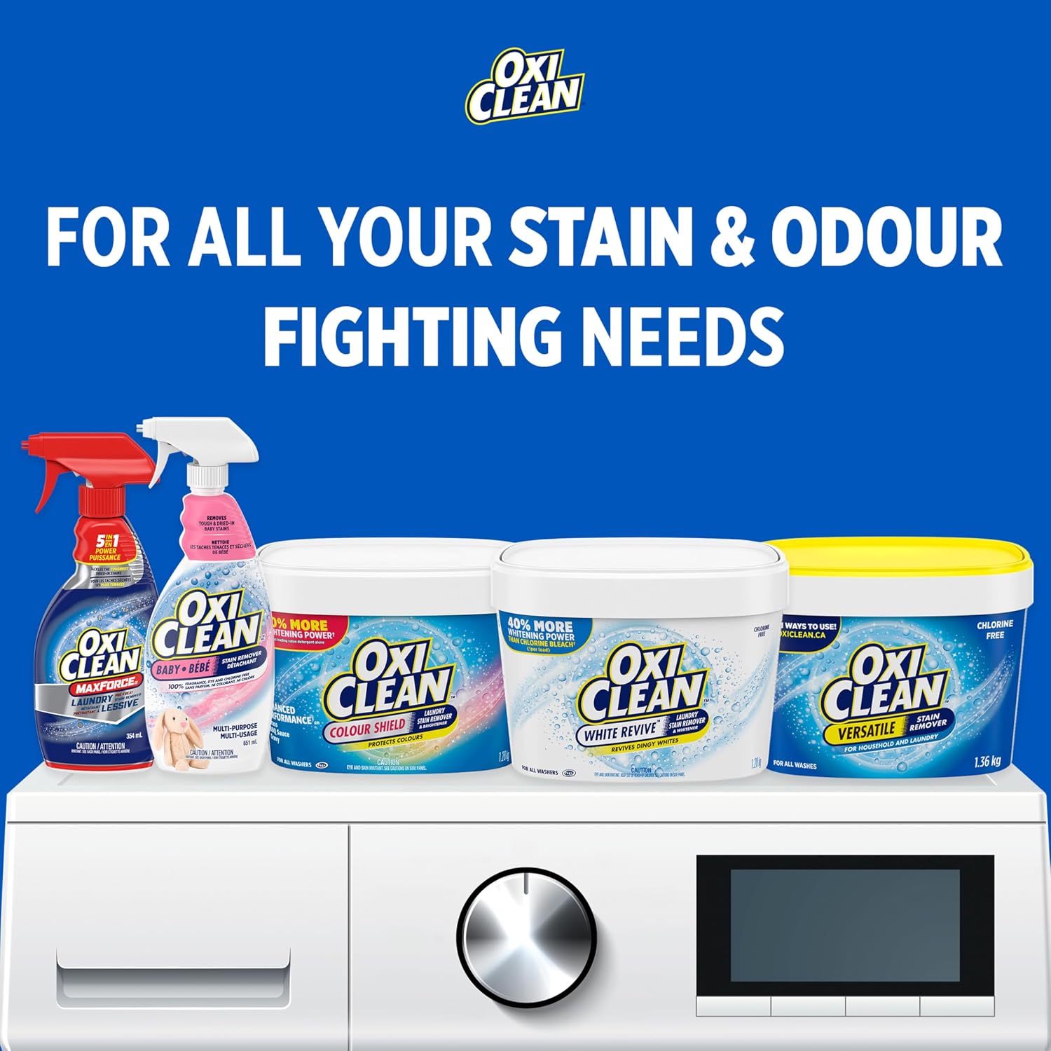 OxiClean Verstaile Stain Remover for Household and Laundry - 64 Loads (for All Machines Including He) - Image 9