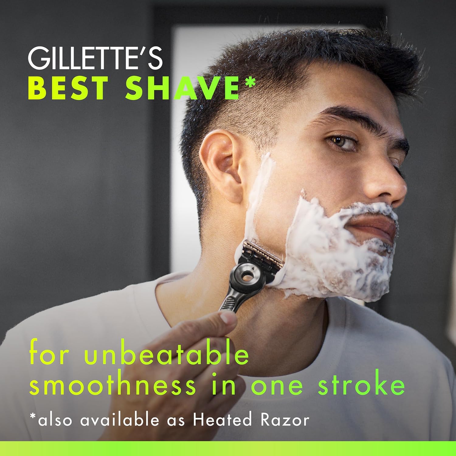 Gillette Labs Razor for Men, 1 Handle, 4 Blade Refills, Magnetic Stand - Image 4