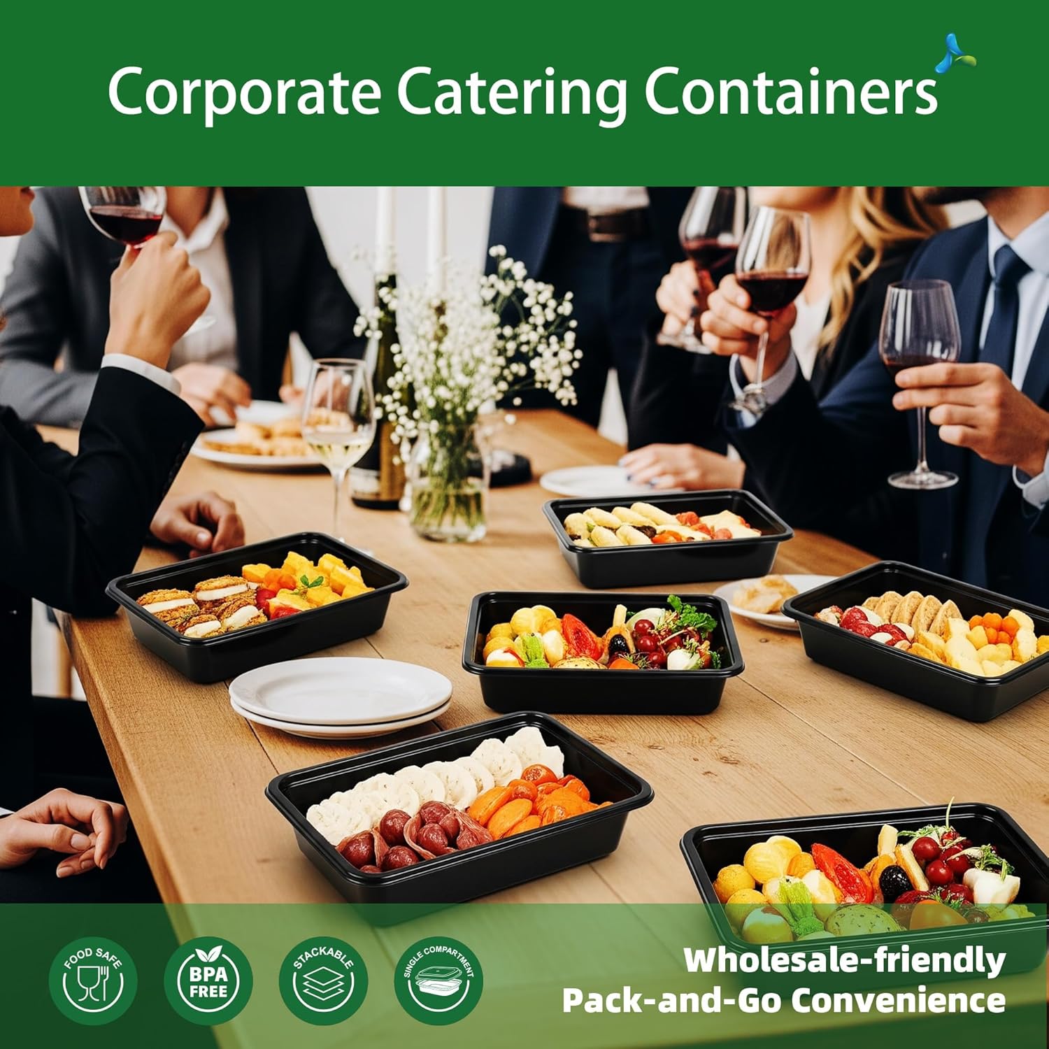38oz Heavy Duty Meal Prep Containers with Lids, APSIC 50 Sets 1-Compartment Disposable Plastic To Go Containers, BPA Free Microwave Safe Take Out Food Storage Box for Lunch Leftover Freezer Dishwasher - Image 7