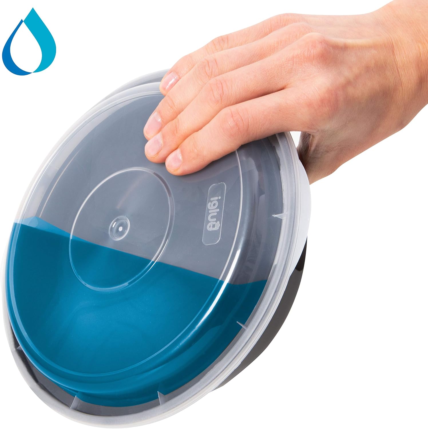 Igluu Meal Prep Containers Reusable (10 Pack) – Round Food Containers with Lids – Stackable, Microwave, Freezer & Dishwasher Safe – 28oz – 1 Compartment – BPA-Free - Image 9