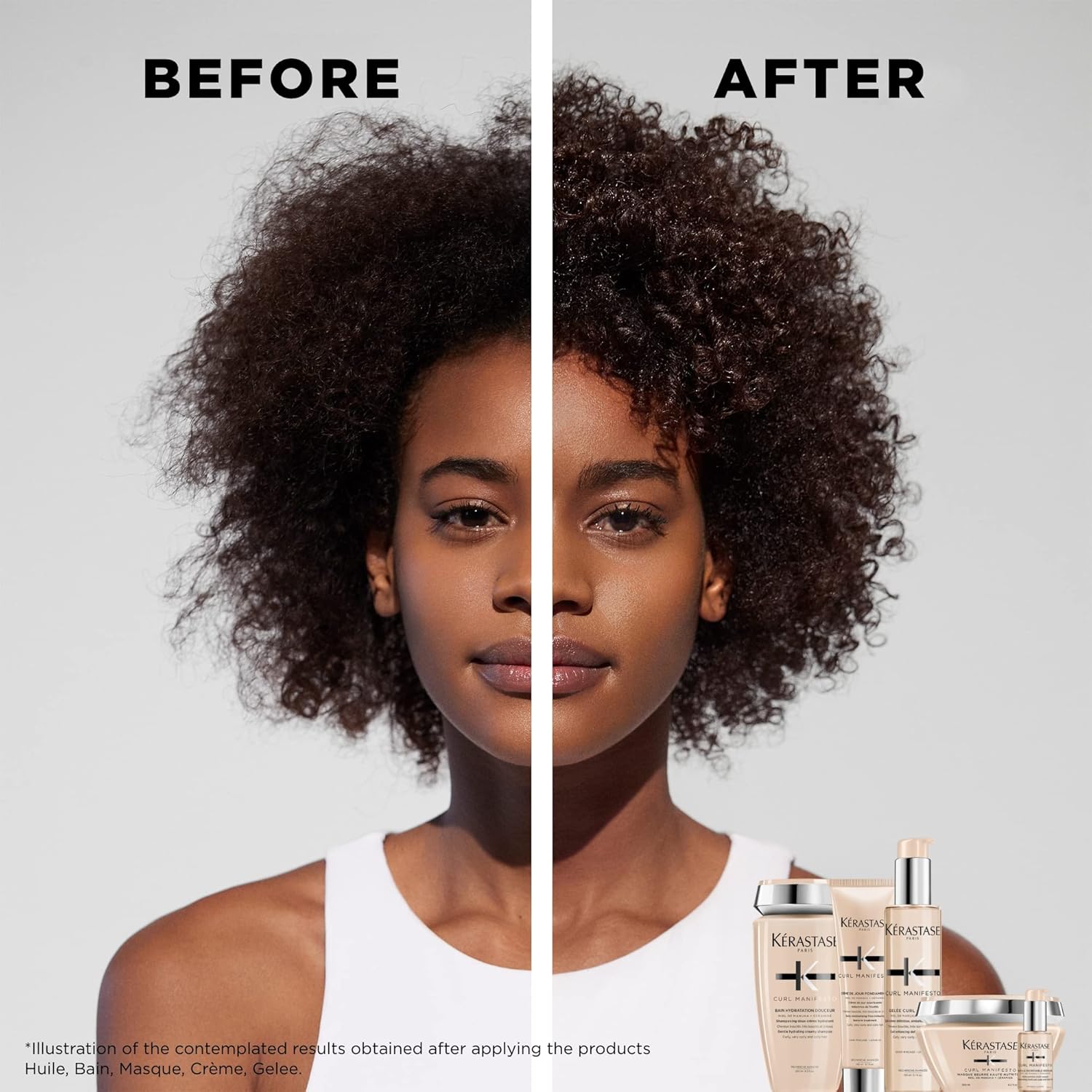KÉRASTASE Curl Manifesto Hydratation Essentielle Conditioner, Lightweight Conditioner, Detangles, Smooths & Prevents Frizz for All Wavy, Very Curly & Coily Hair, 8.5 Fl Oz - Image 5