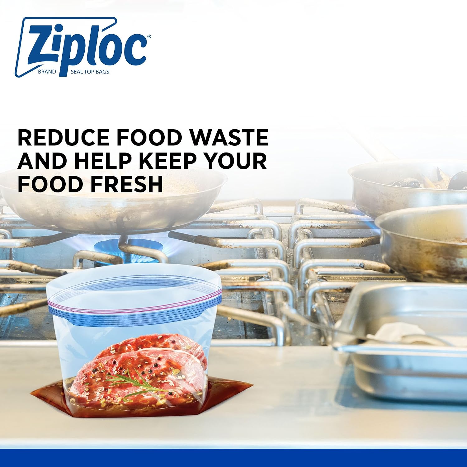 SC Johnson Professional Ziploc Brand Food Storage Freezer Bags, 1 Gallon Freezer Bags, Ziploc Brand Bags, Commercial Pack, 250 Count Box, for Professional Use Only - Image 7