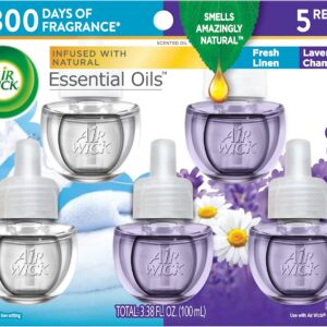 Air Wick Scented Oils 0+5 MIXED Fresh Linen & Lavender