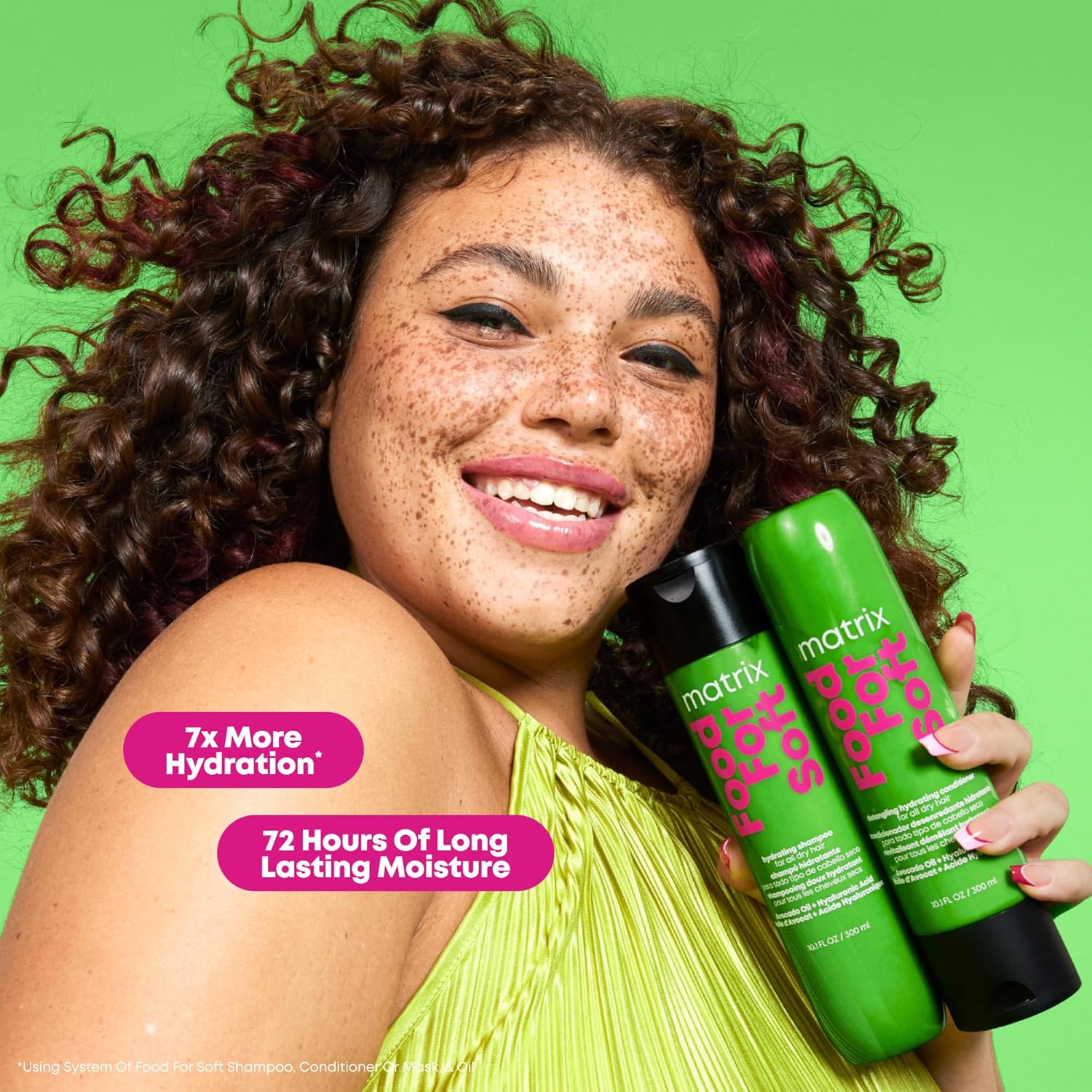 MATRIX Food For Soft Hydrating Conditioner For Dry and Brittle Damaged Hair - Moisturizes, Softens & Smooths, With Avocado Oil & Hyaluronic Acid, Vegan, For All Hair Types - Image 3