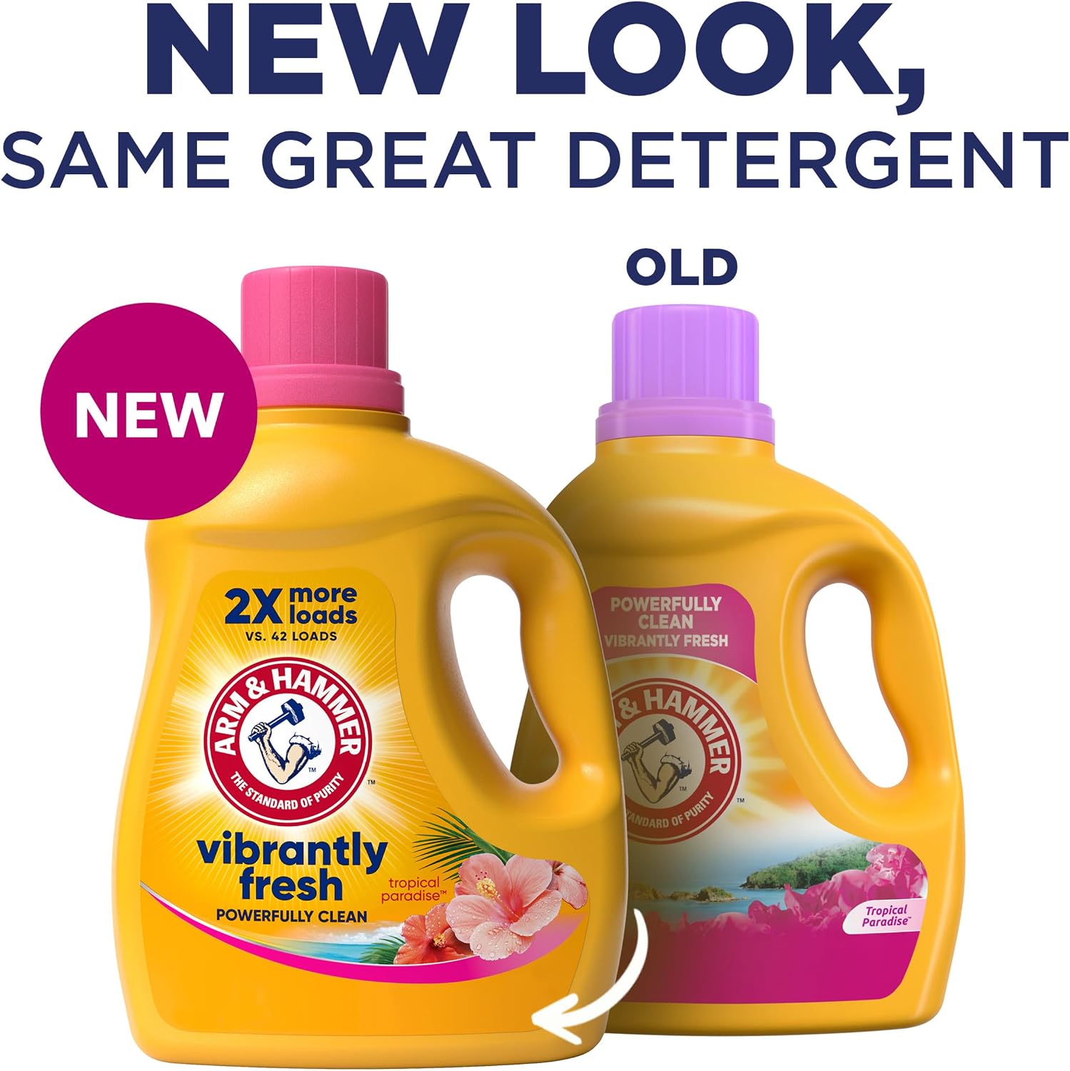 ARM & HAMMER Tropical Paradise, 89 Loads Liquid Laundry Detergent, 102.5 Fl oz - Image 3