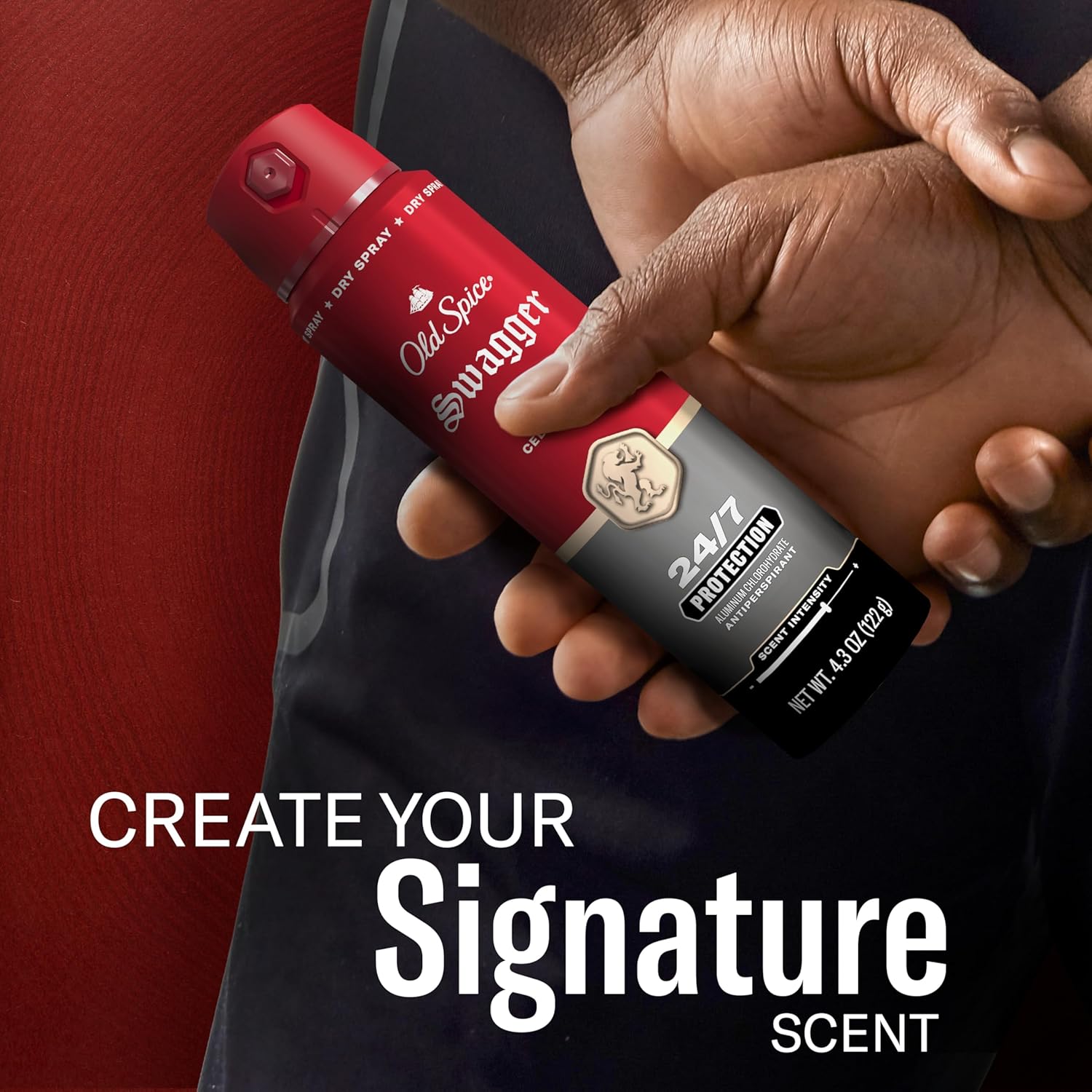 Old Spice Dry Spray Antiperspirant Deodorant for Men, 24/7 Sweat & Odor Protection Spray, Long Lasting Dry Spray, No Residue, Fresh Swagger with Cedarwood Scent, 4.3 oz Cans, (Pack of 2) - Image 10