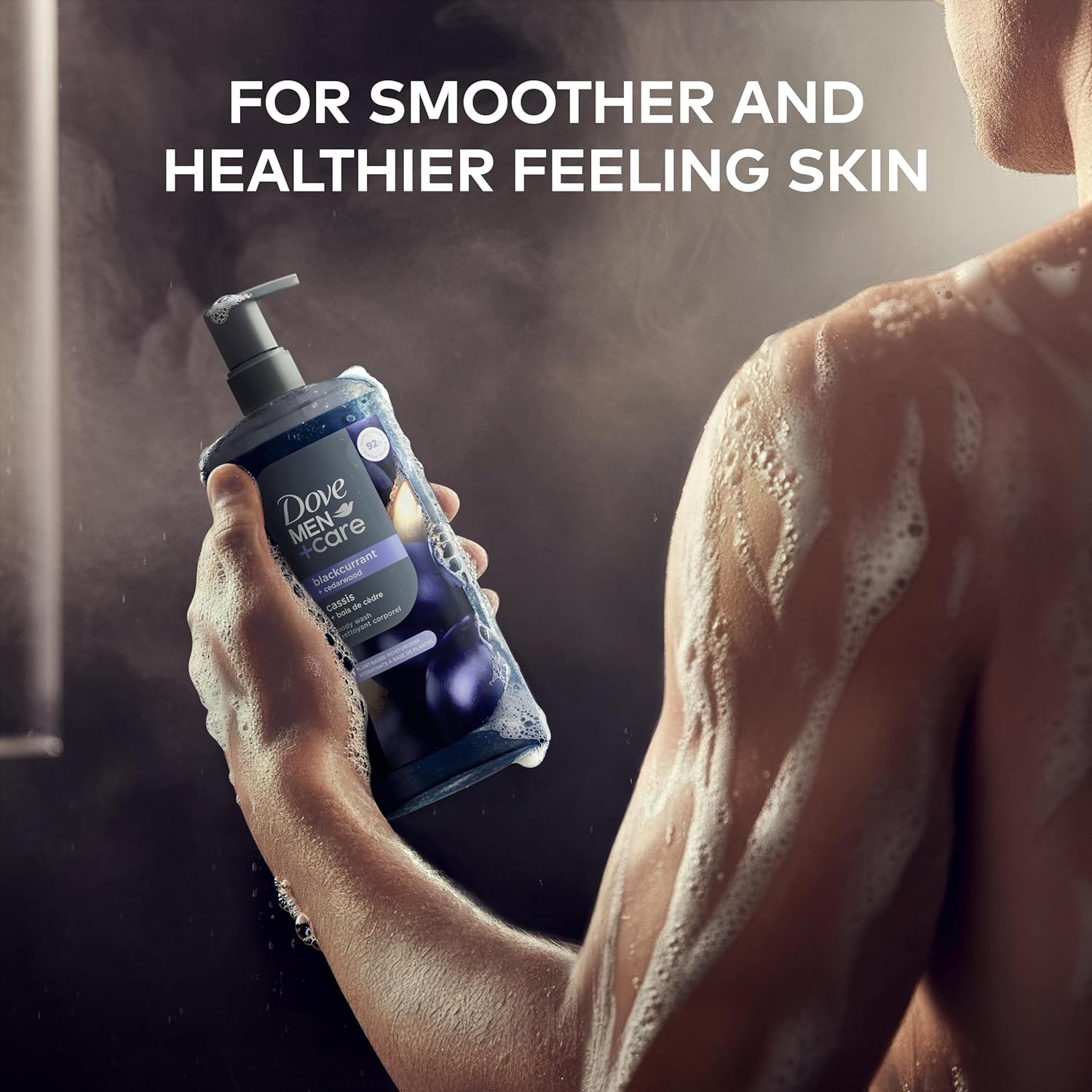 DOVE MEN Blackcurrant + Cedarwood Moisturizing Body Wash | #1 Dermatologist Body Wash for Men, Sulfate Free, Paraben Free, & Dye Free | 26oz - Image 5