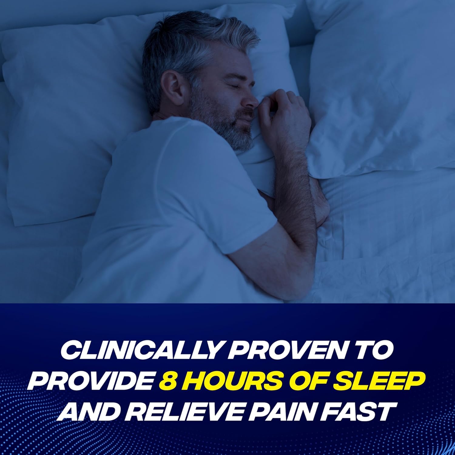 Advil PM Pain Reliever And Nighttime Sleep Aid, Pain Medicine With Ibuprofen For Pain Relief And Diphenhydramine Citrate For A Sleep Aid - 120 Coated Caplets - Image 4