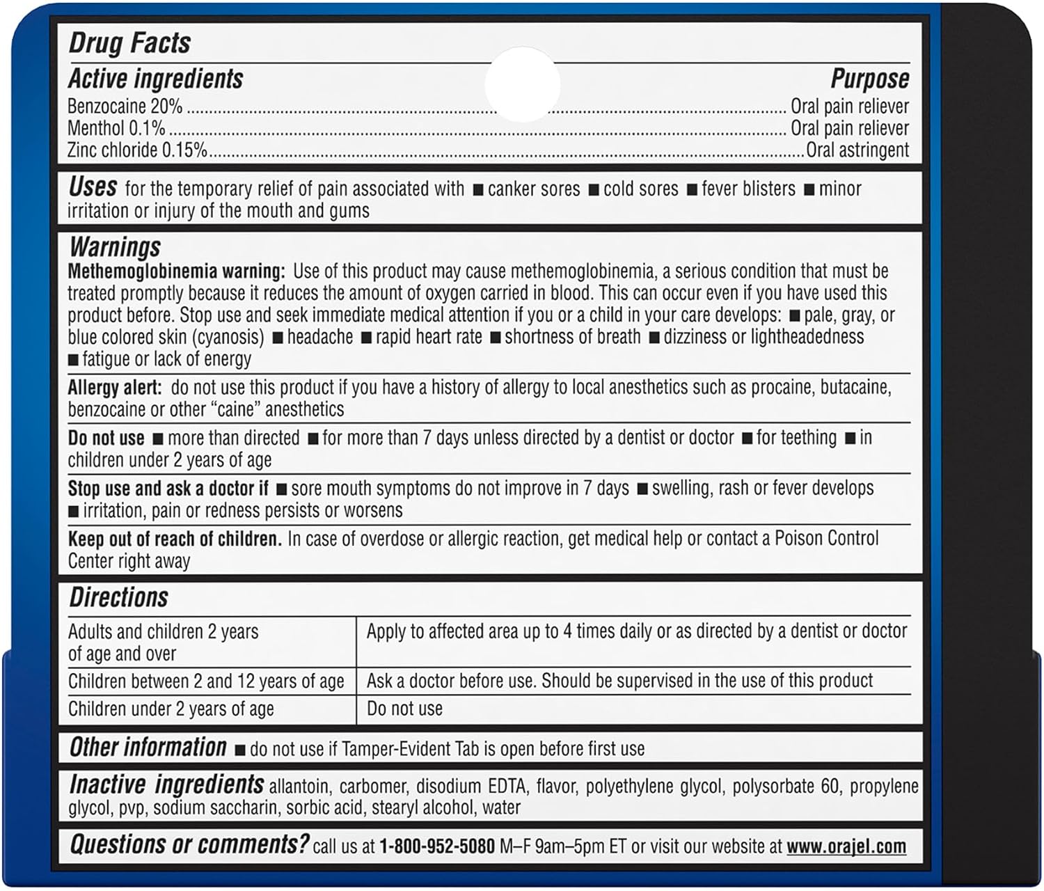 Orajel 3X for Mouth Sores: Maximum Strength Gel Tube 0.42oz- from #1 Oral Pain Relief Brand - Image 9