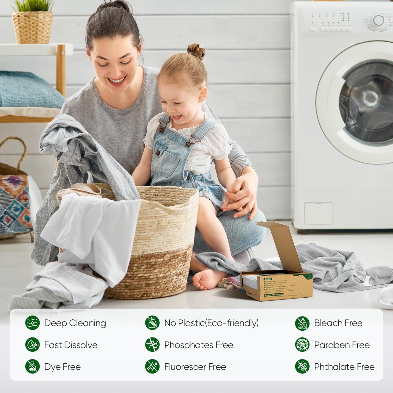 Travel Laundry Detergent Sheets Fisroa 300 Loads Eco-friendly Washing Detergent Sheets Plastic-Free Washer Strips, Fresh Linen Scent Liquidless Laundry Strips for Camping Dorm - Image 3