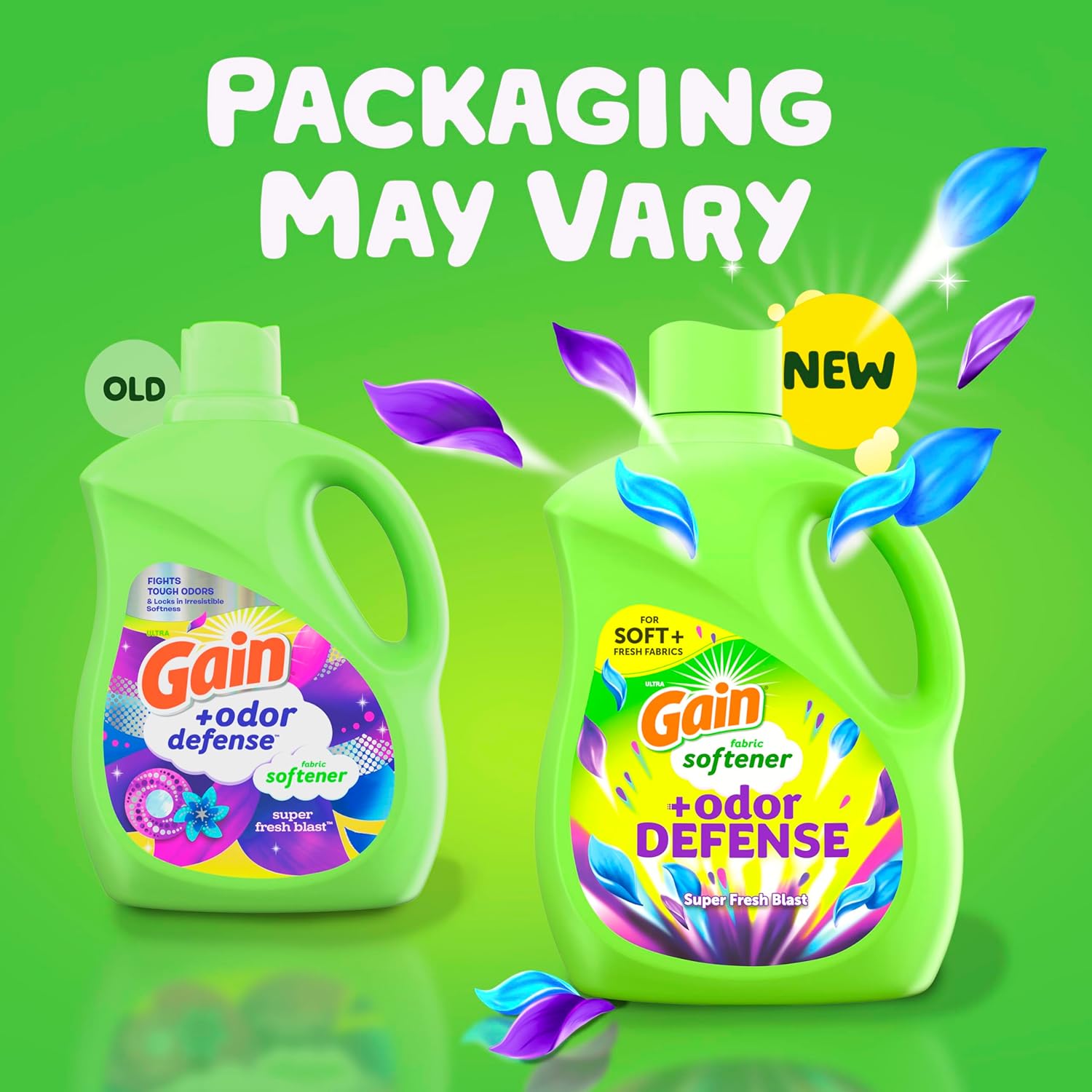 Gain Super Fresh Blast Liquid Odor Defense Fabric Softener, 140 FL OZ 190 Load, Softening Laundry Conditioner for 2 in 1 Freshness plus Odor Protection - Image 2