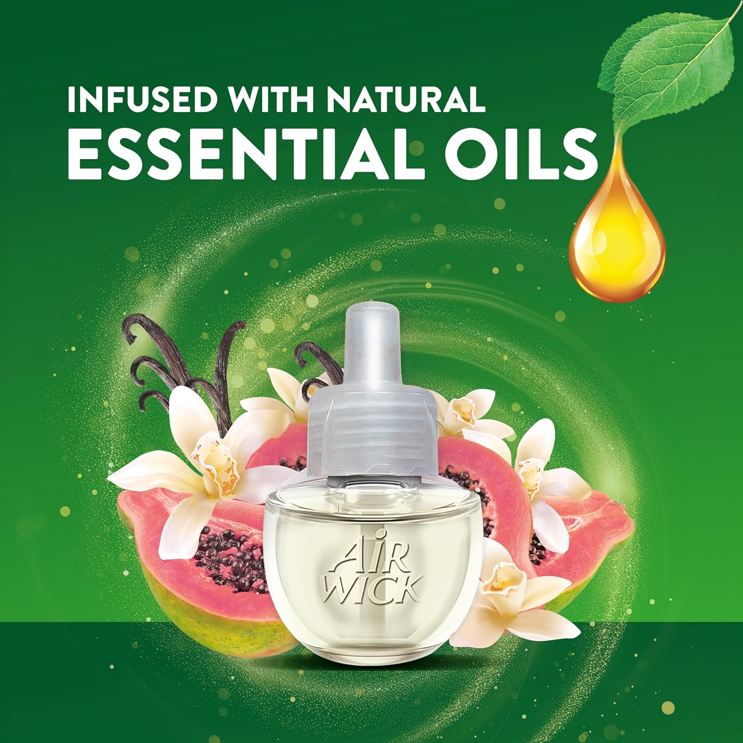 Air Wick Scented Oils 0+5 Vanilla & Pink Papaya - Image 3
