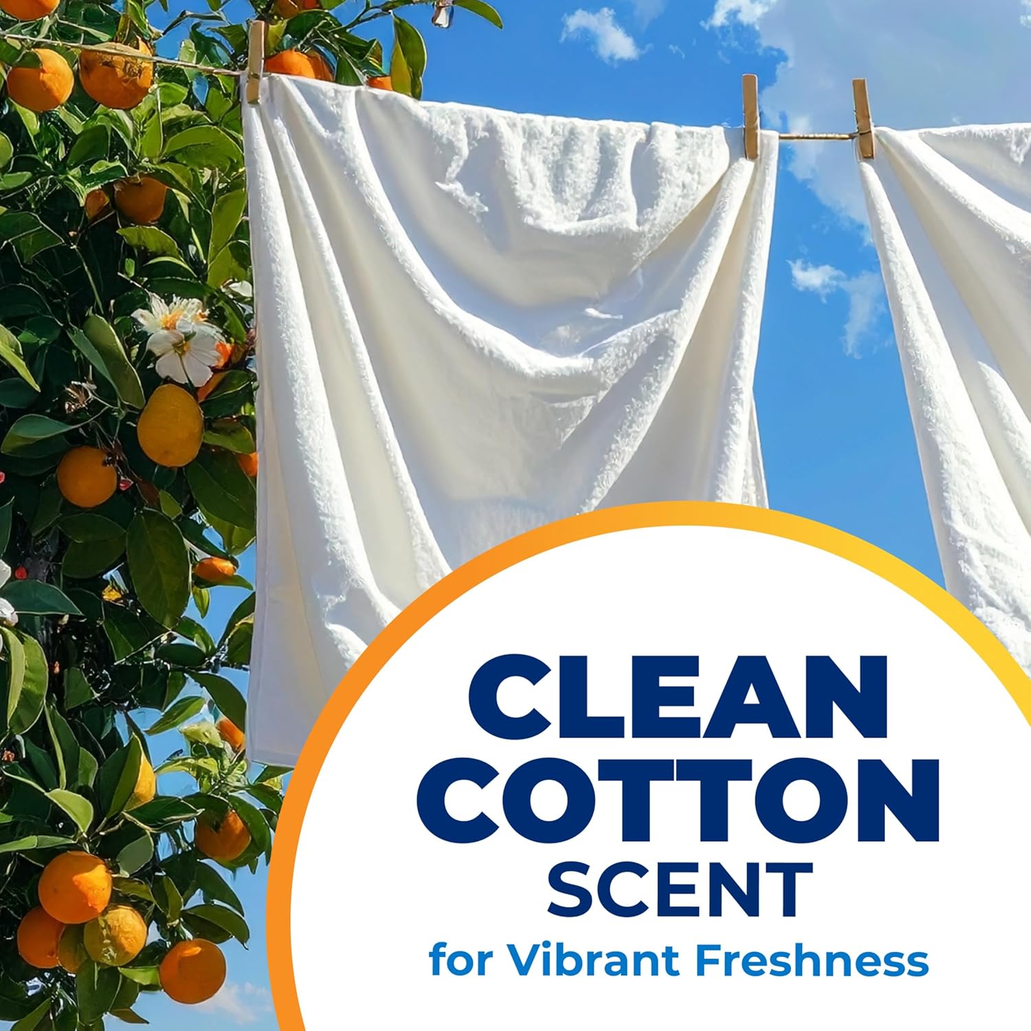ARM & HAMMER Power Sheets Laundry Detergent Plus OxiClean Stain Fighters, Clean Cotton Scent, 52 Count, 104 Medium Loads - Image 7
