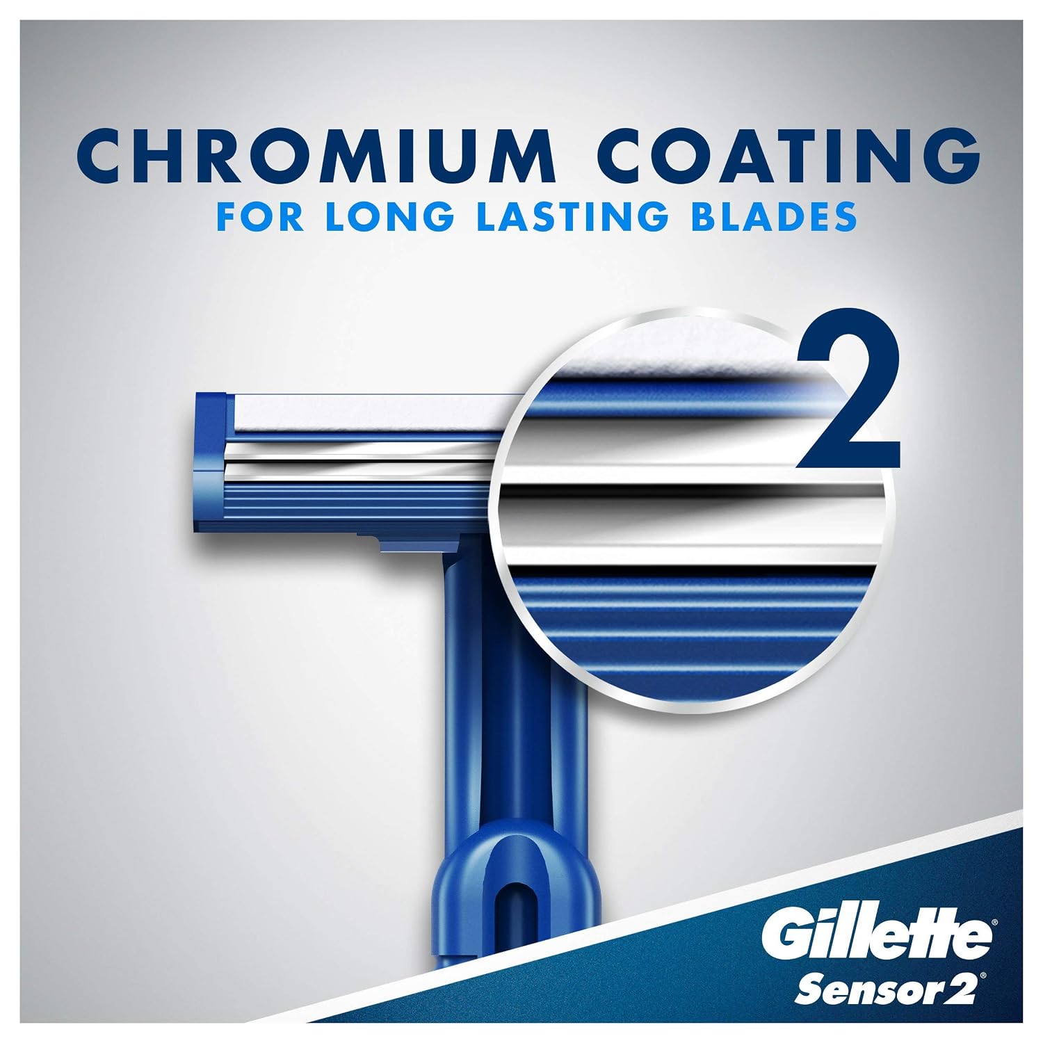 Gillette Sensor2 Pivoting Head + Lubrastrip Men's Disposable Razors, 12 Count (Pack of 3, Total 36 Razors) - Image 4