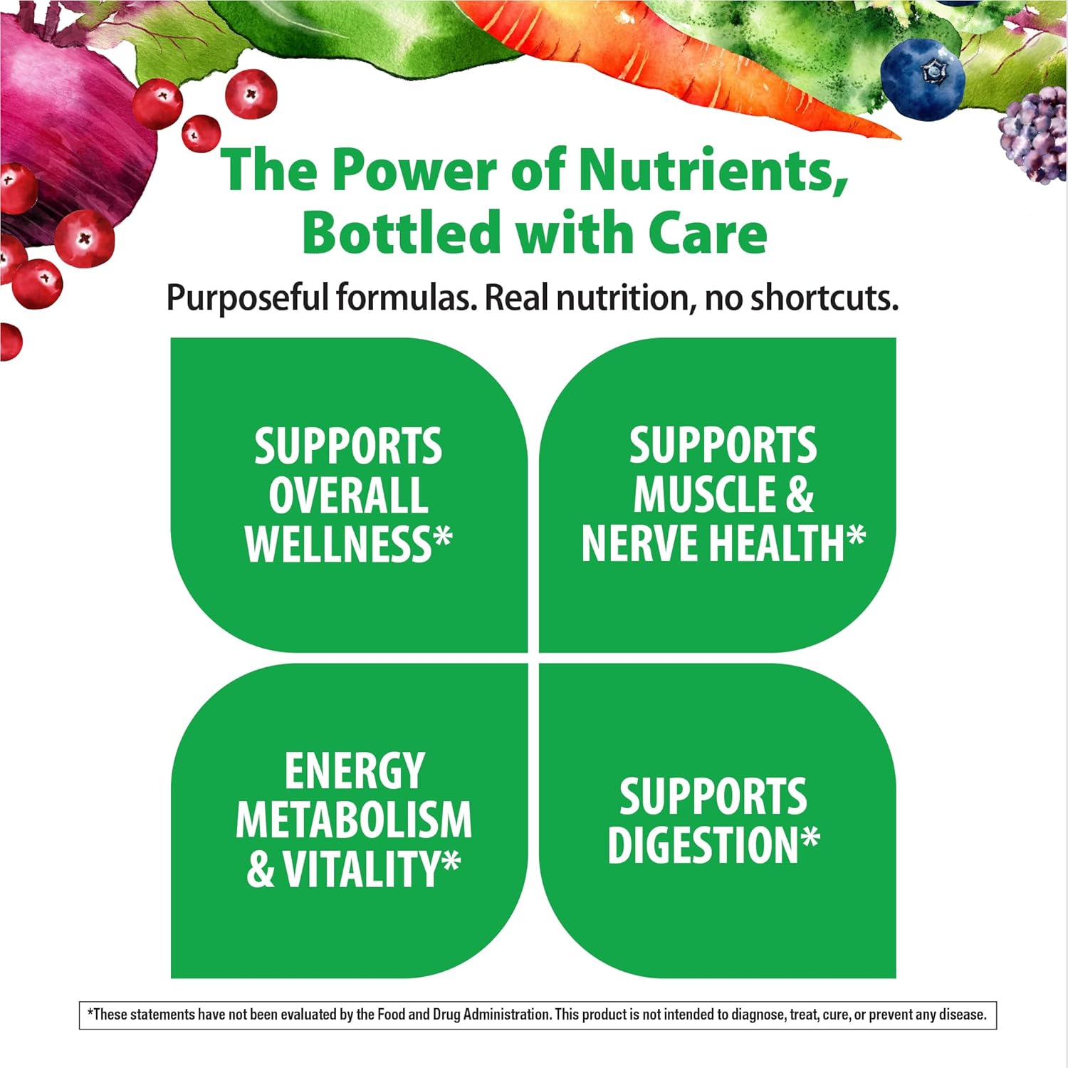 Rainbow Light Mens Multivitamin One + for 50 Plus | 150 Caplets | Supports Muscle Health | with Vitamins C, D, and Zinc | Real Food Nutrients, Digestive Enzymes & Probiotics - Image 5