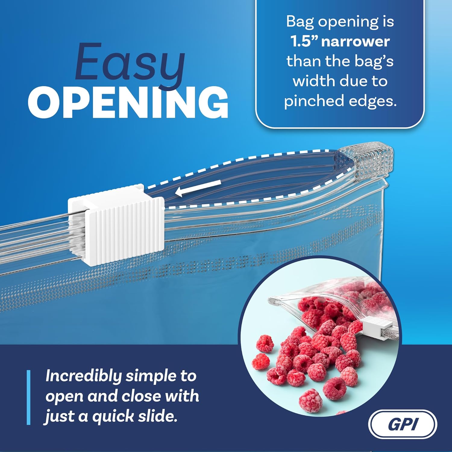 100 Count - Slider Zip Food Storage Snack Bags, 4" x 3" 2 Mil Small, Strong & Durable For Nuts, Candy, Snacks, Seeds, Jewelry & More. GPI - Image 7