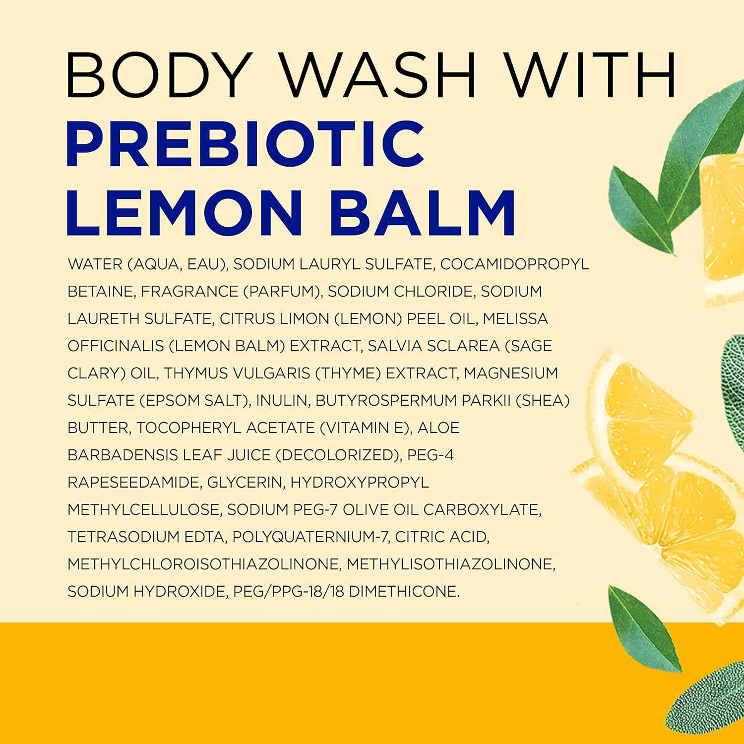 Dr Teal's Body Wash with Pure Epsom Salt, with Prebiotic Lemon Balm & Sage, 24 fl oz (Pack of 4) - Image 9