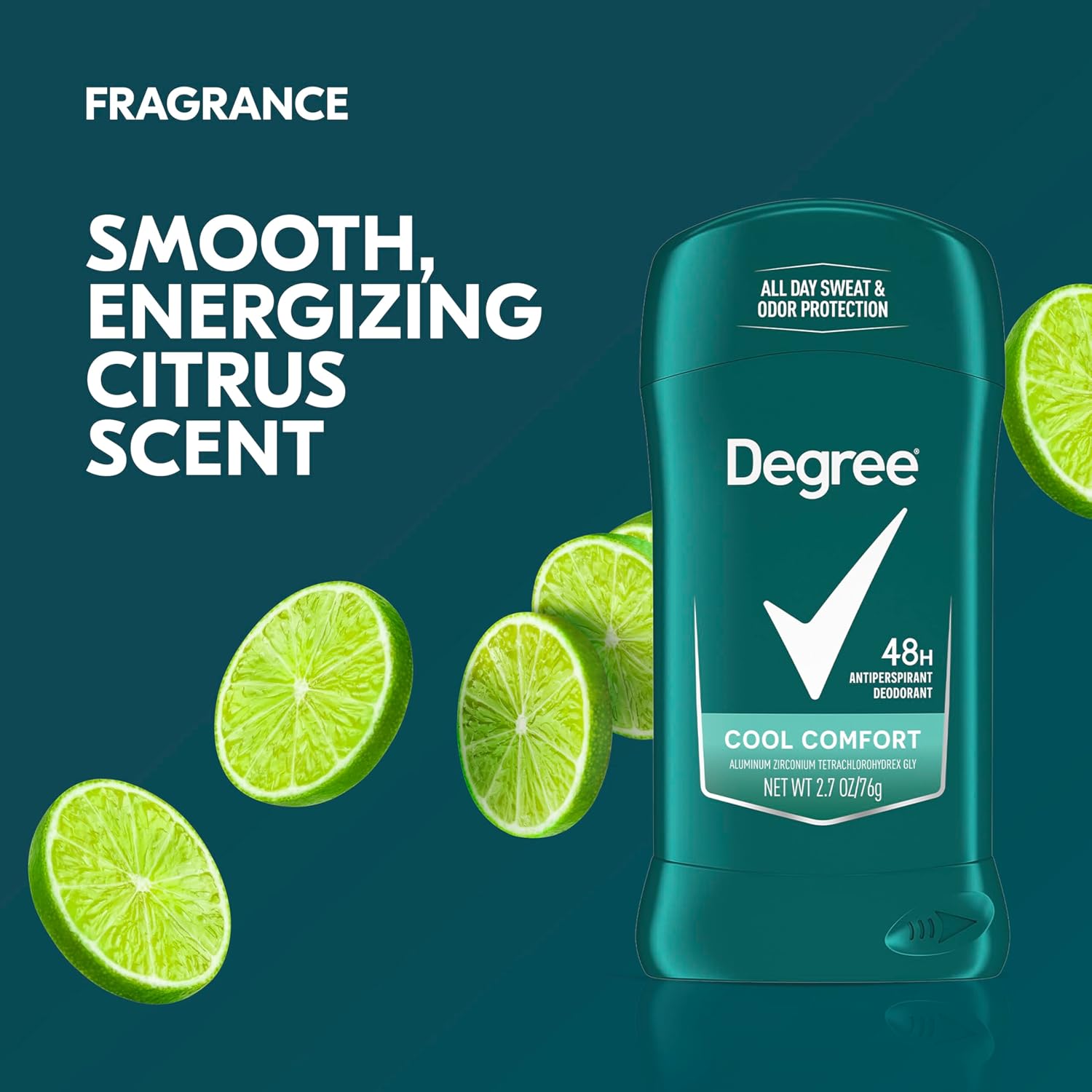 Degree Men Dry Protection Antiperspirant, Cool Comfort, 2.7 oz., Pack of 6 - Image 5