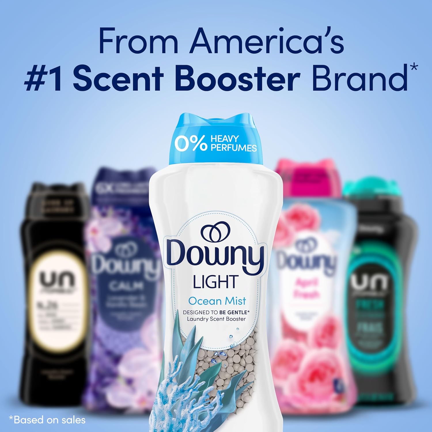 Downy Light Laundry Scent Booster Beads, Ocean Mist Scent, 24 OZ, In-Wash Fabric Beads Designed To Be Gentle With A Light Boost Of Scent, No Heavy Perfumes - Image 10