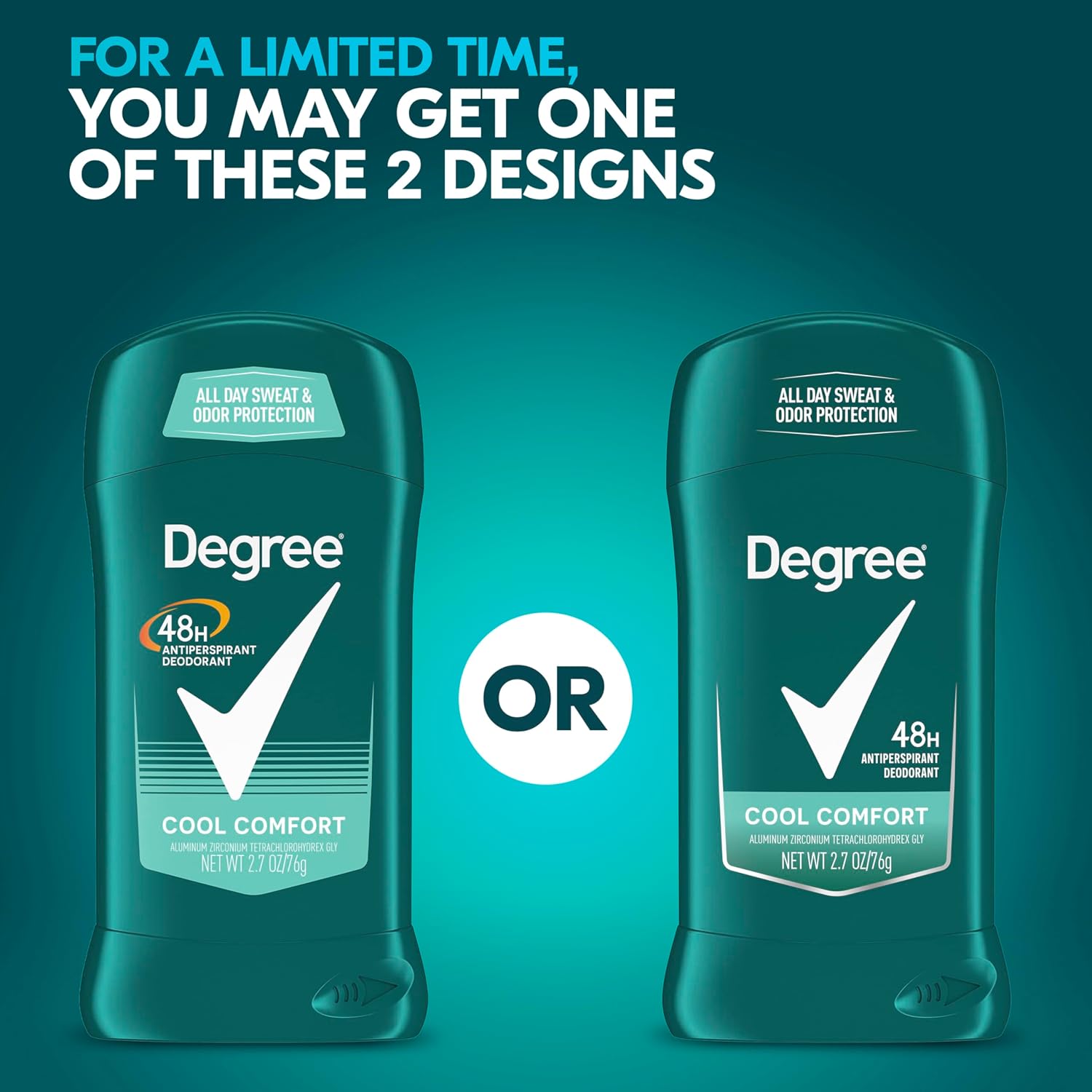 Degree Men Dry Protection Antiperspirant, Cool Comfort, 2.7 oz., Pack of 6 - Image 4