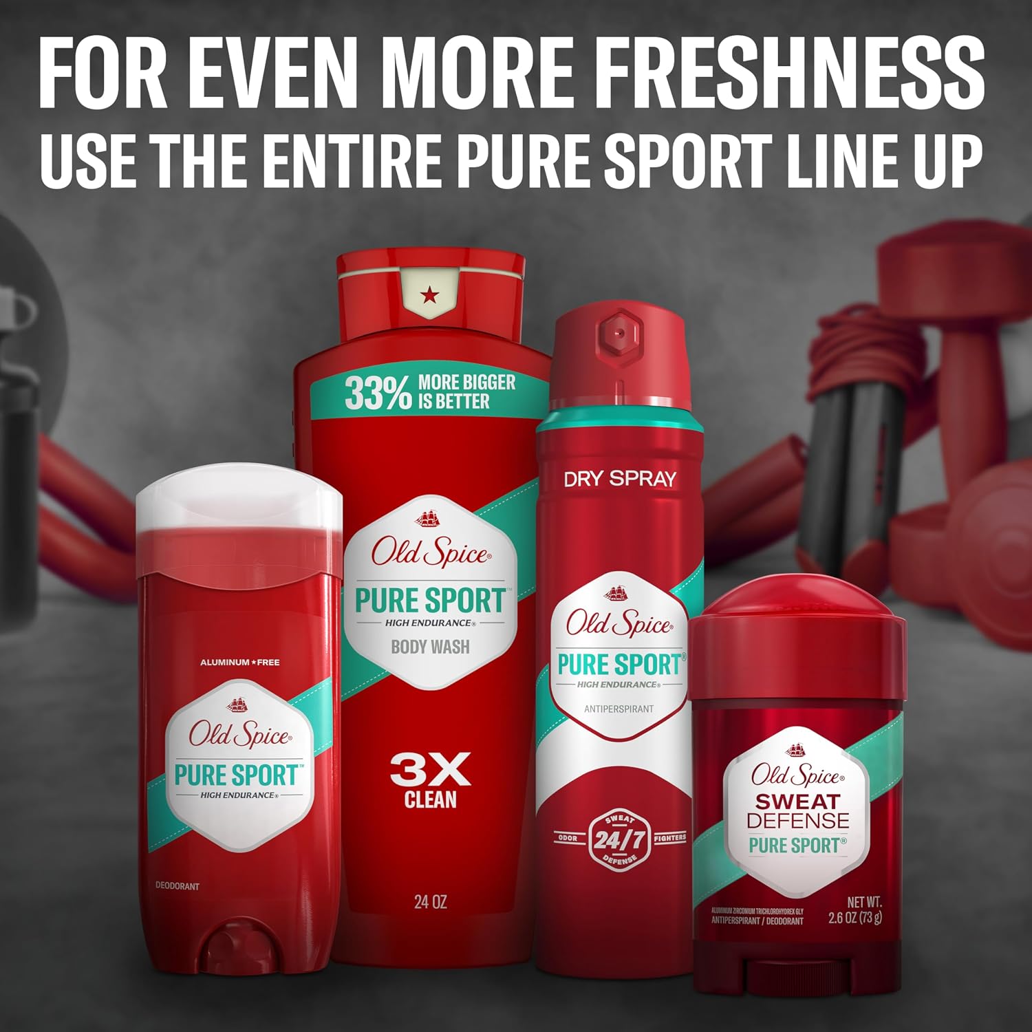 Old Spice Refreshing Body Wash for Men, High Endurance, 3X Defense, 24/7 Shower Fresh with Long Lasting Scent, Pure Sport Scent, 24 oz (Pack of 4) - Image 10