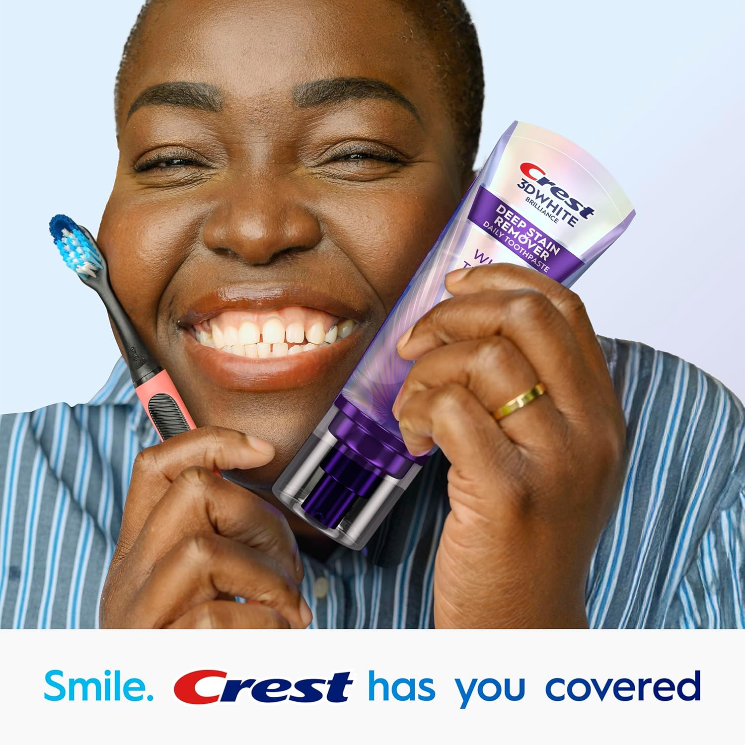 Crest 3DWhite Brilliance Deep Stain Remover Dazzling Mint Toothpaste - 3.1oz - Image 13
