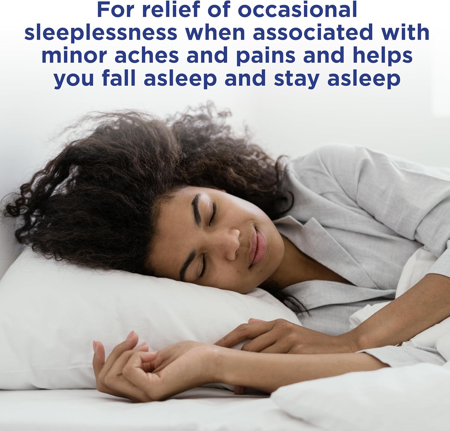 Amazon Basic Care Ibuprofen PM, Ibuprofen 200 mg and Diphenhydramine Citrate 38 mg, Pain Reliever and Nighttime Sleep-Aid, Capsule-Shaped Tablets, 120 Count - Image 5