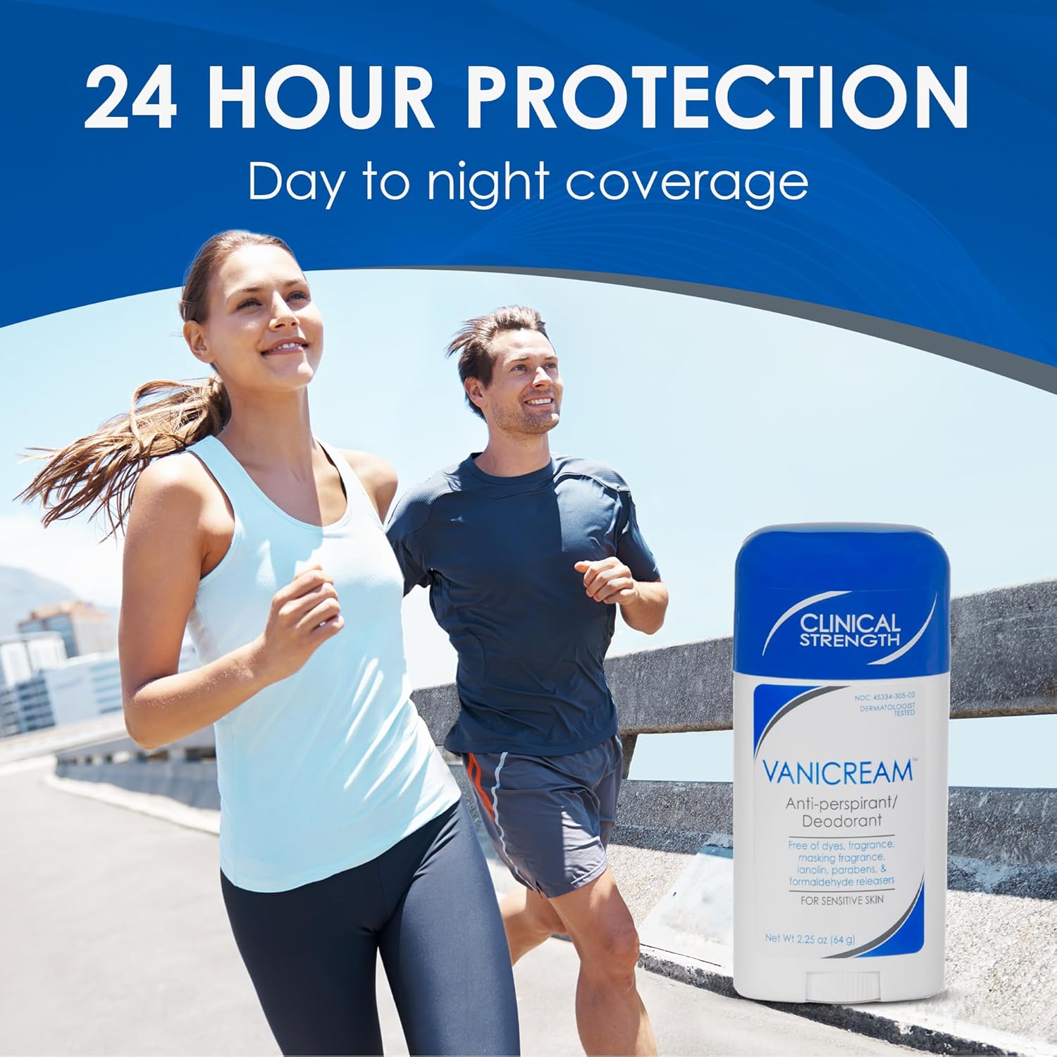 Vanicream Anti-Perspirant Deodorant for Sensitive Skin - 2.25 oz - Clinical-Strength Deodorant with 24-Hour Protection - Unscented - Image 3